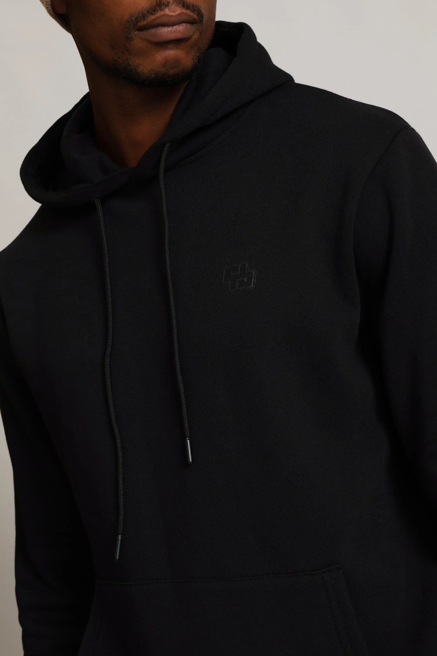 Hoody Pullover - Black - Image 4
