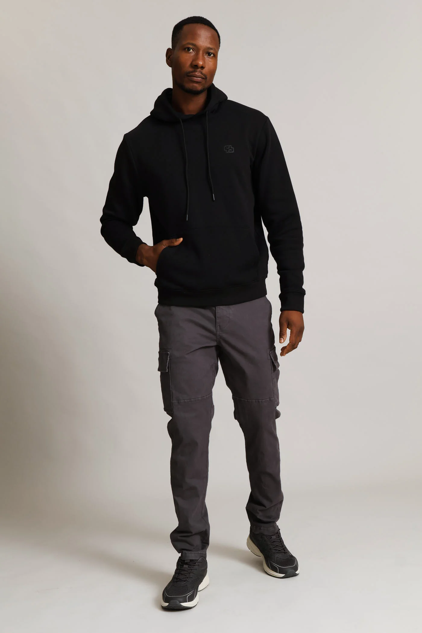 Hoody Pullover - Black - Image 6