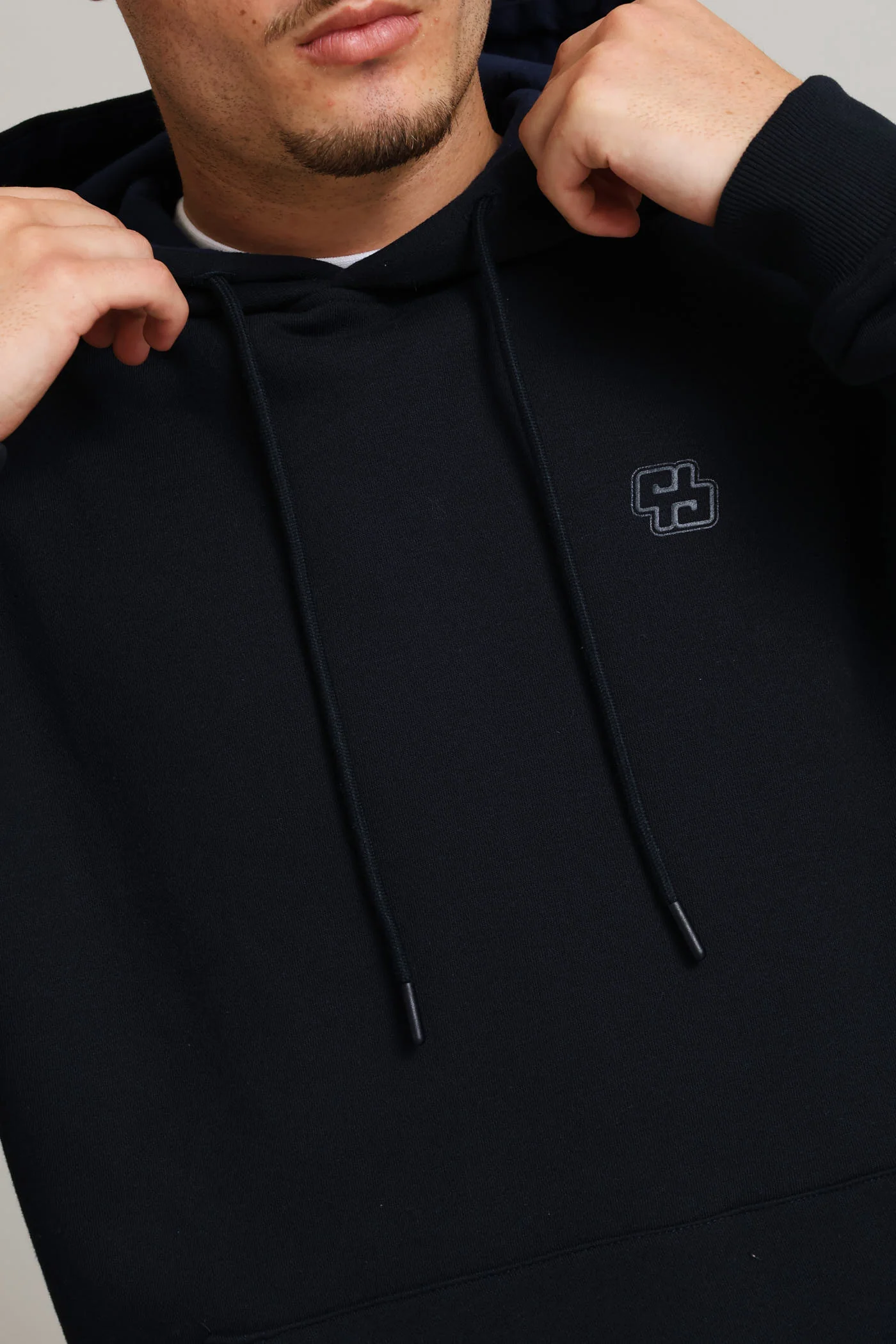 Hoody Pullover - Navy - Image 2