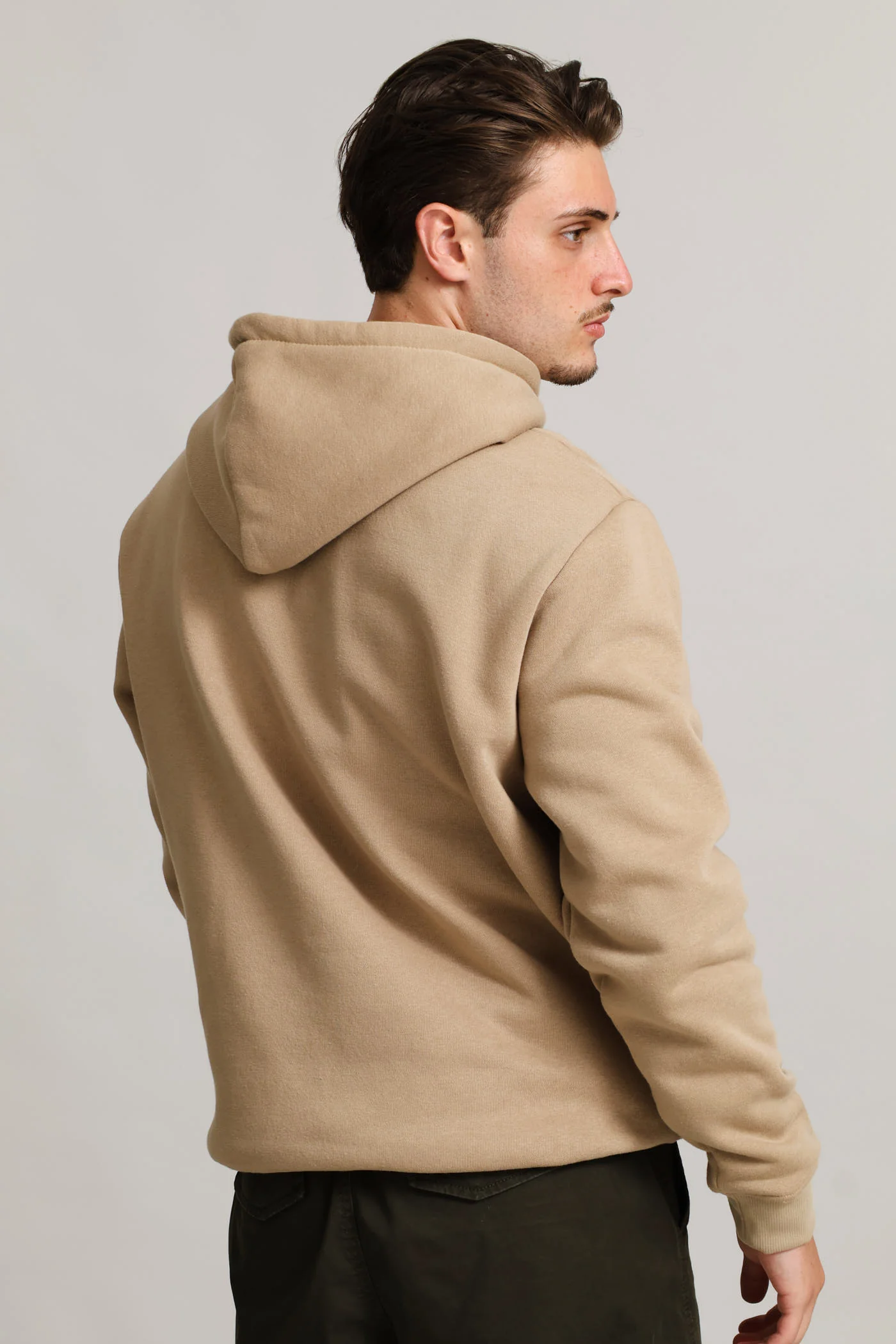 Hoody Pullover - Taupe - Image 2