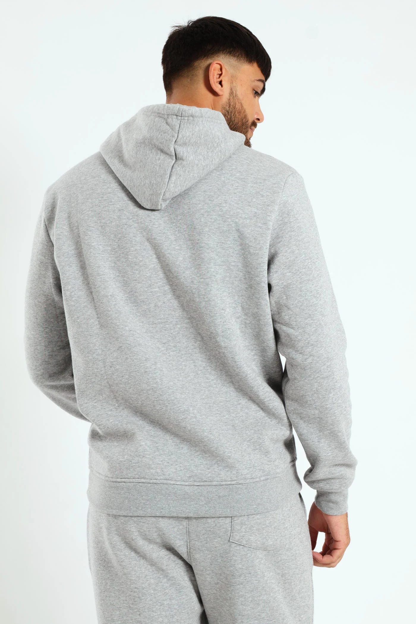 Hoody Track Top - Grey Melange - Image 2