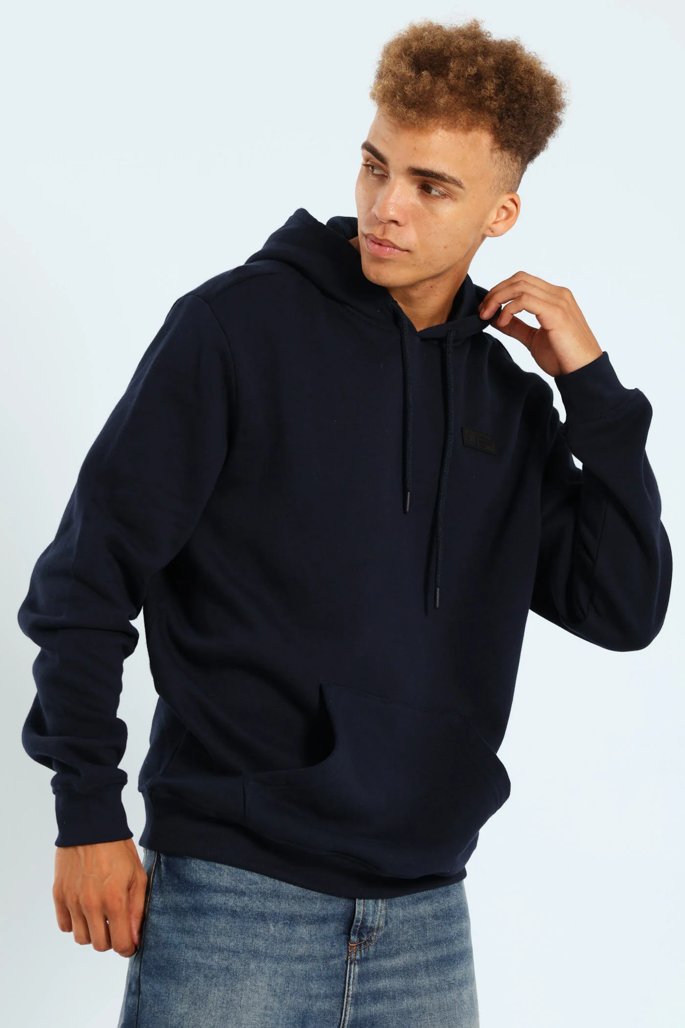 Hoody Track Top - Navy - Image 4