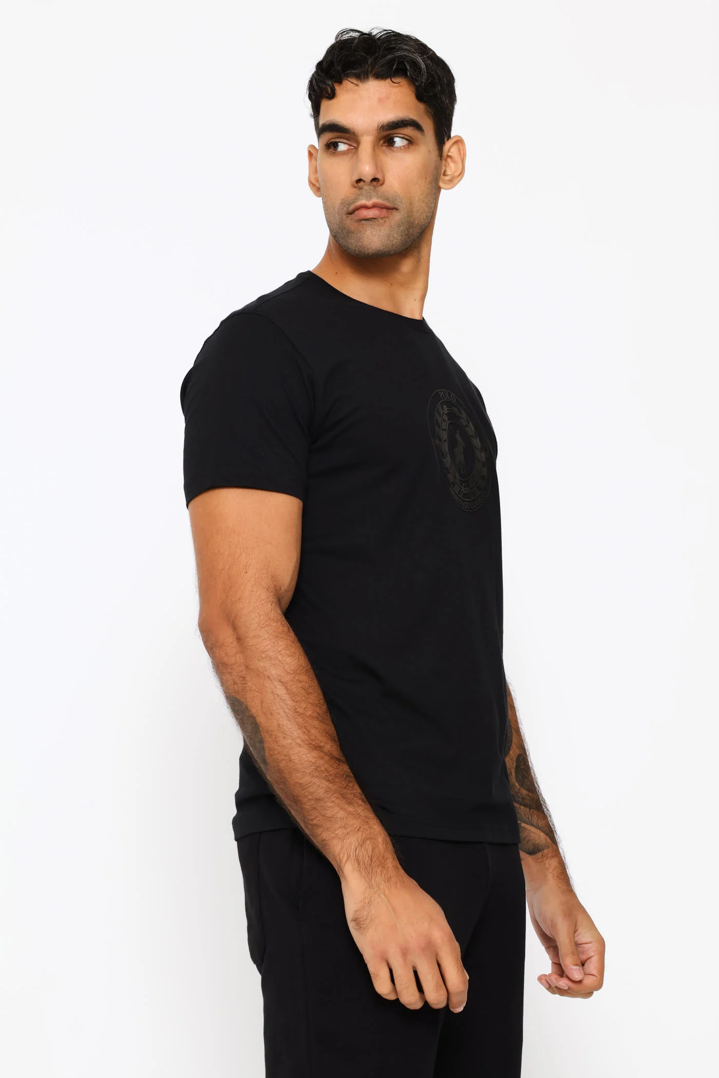 Huck Logo Tee - Black - Image 3