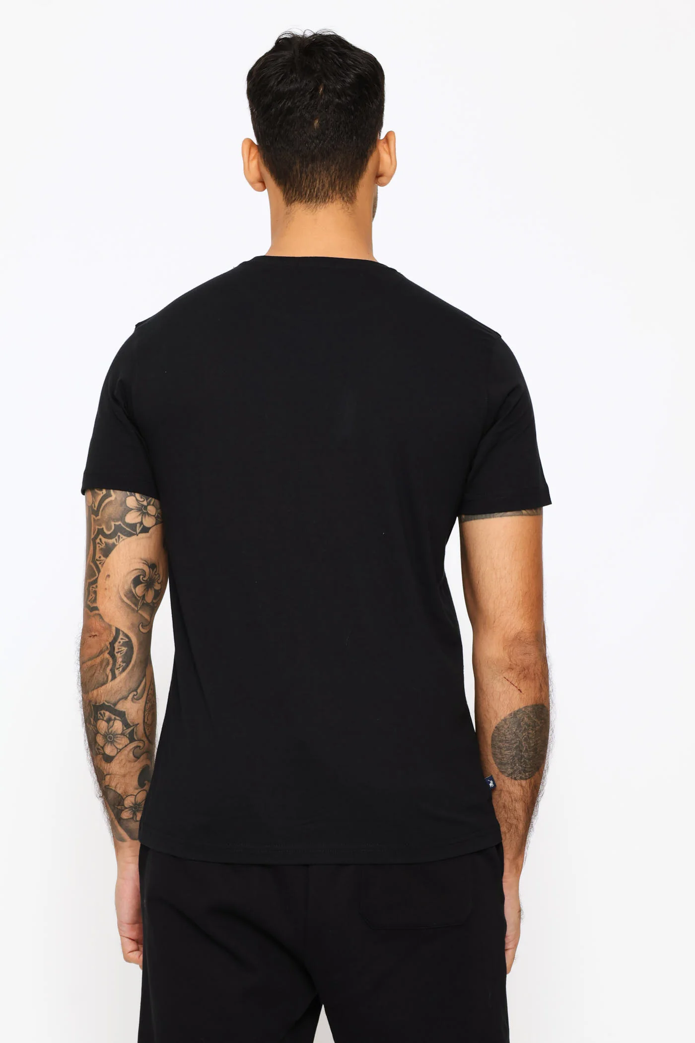 Huck Logo Tee - Black - Image 4