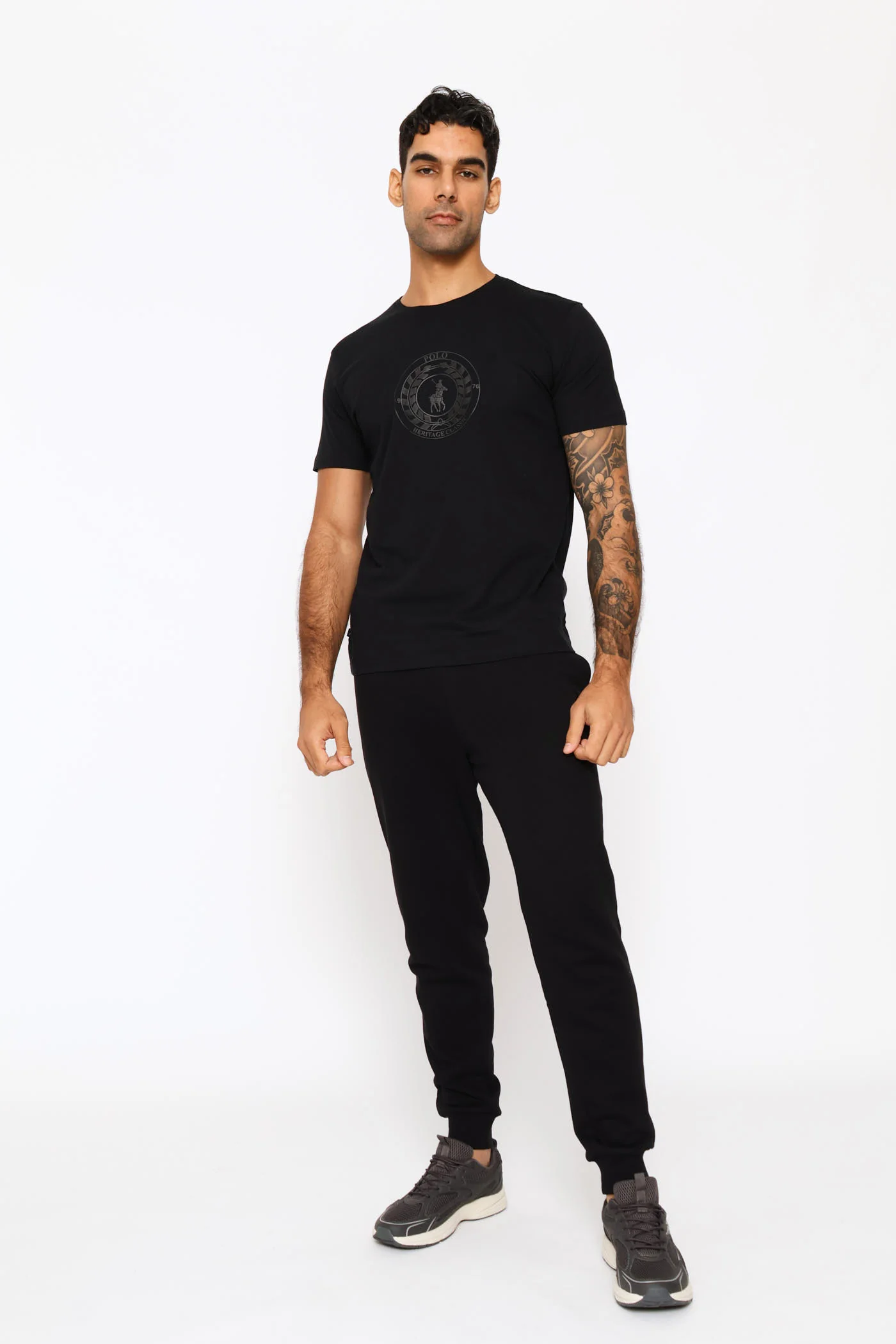 Huck Logo Tee - Black - Image 5
