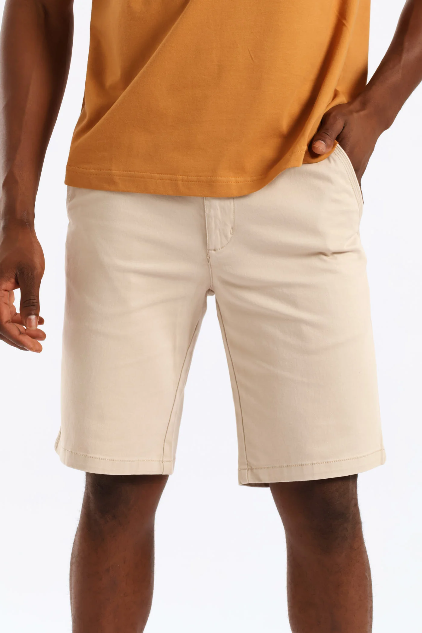 Hudson V2 Chino Short - Khaki - Image 3