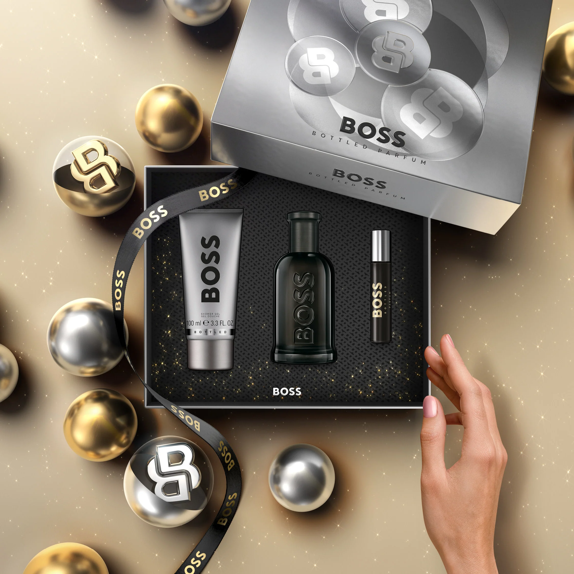BOSS Bottled Parfum Trio Gift Set - Image 3