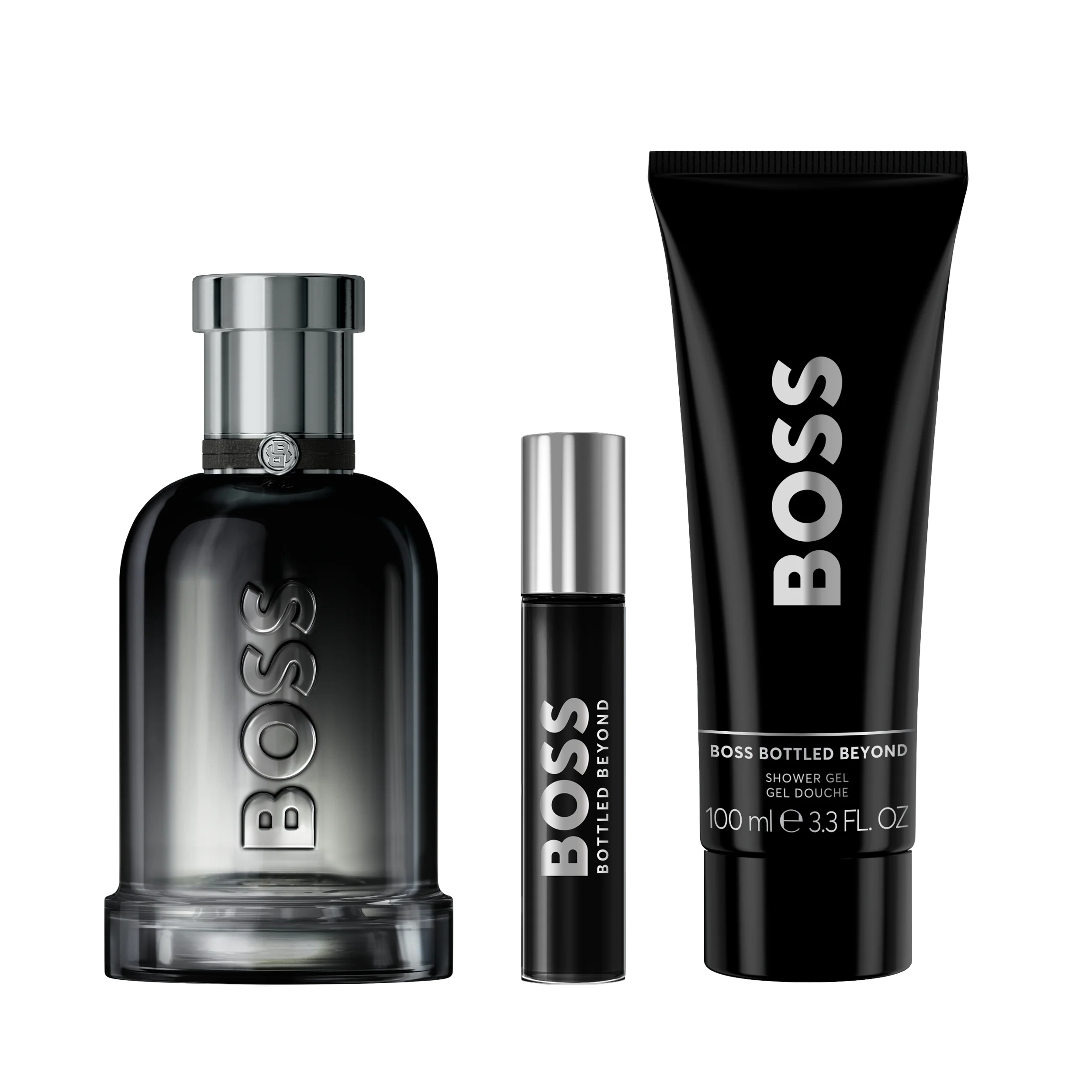 BOSS Bottled Beyond Eau de Parfum and Shower Gel for Men Trio Gift Set - Image 2