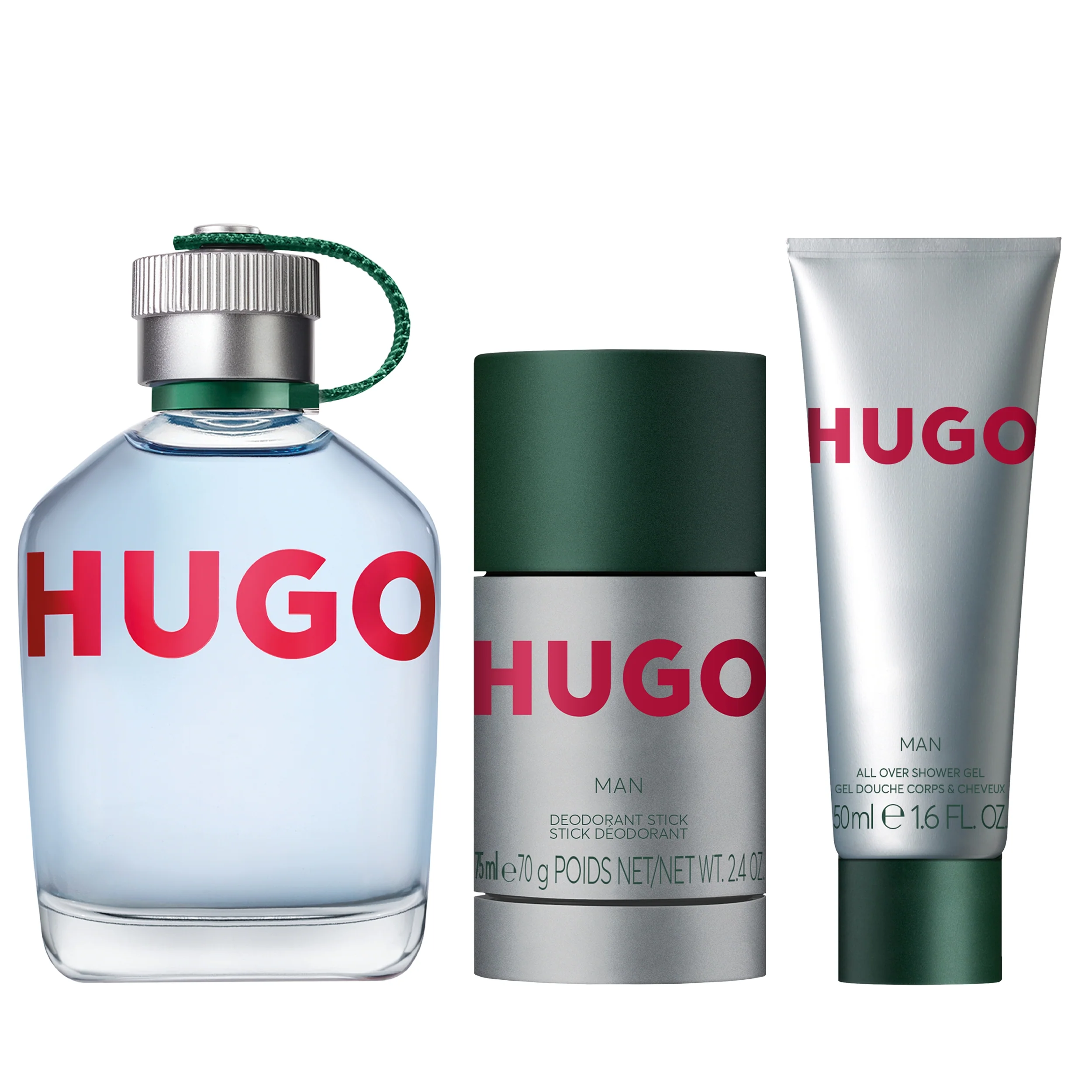 HUGO Man Eau de Toilette Trio Gift Set - Image 2