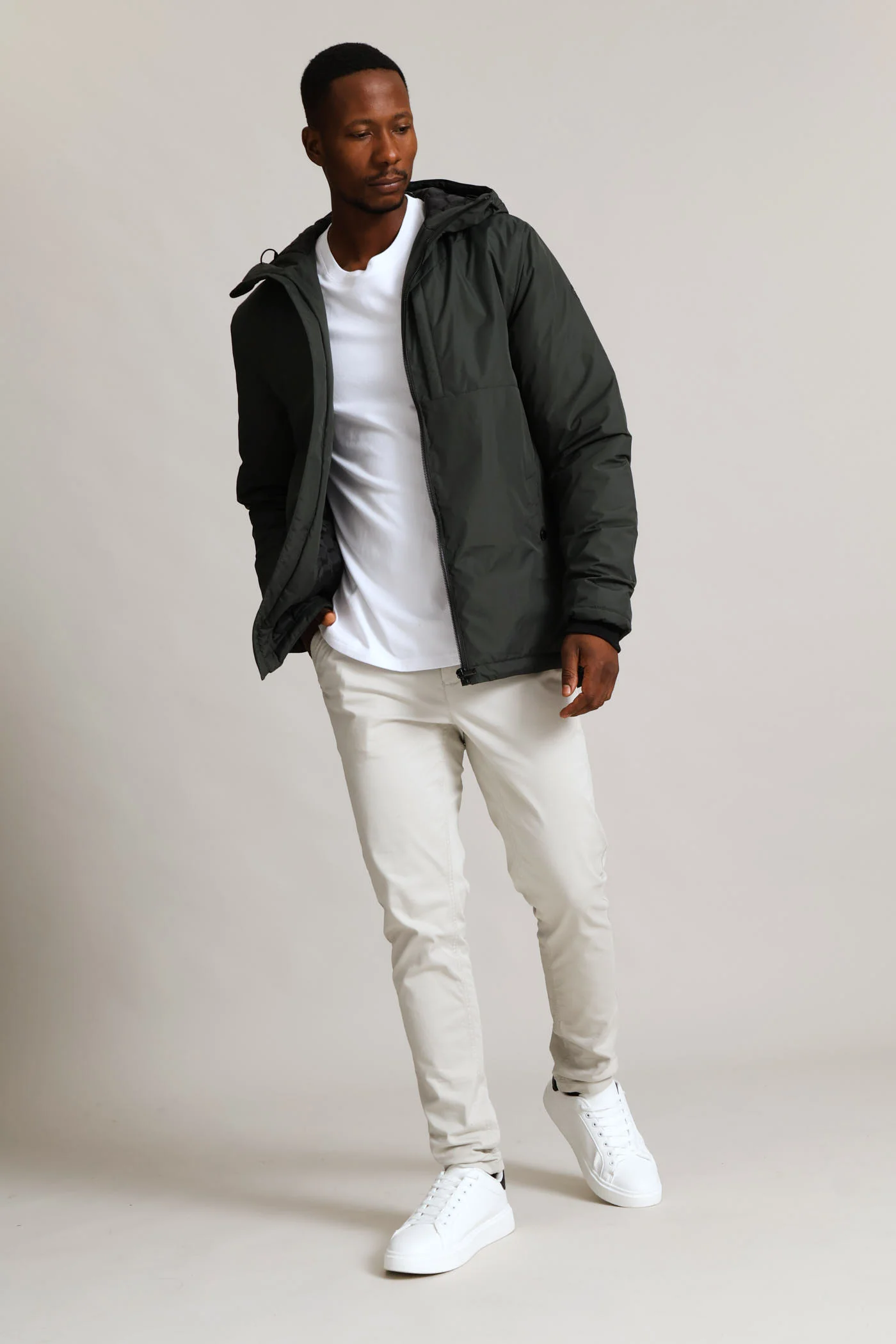 Hunter Green Hooded Shell - Dk Green - Image 7