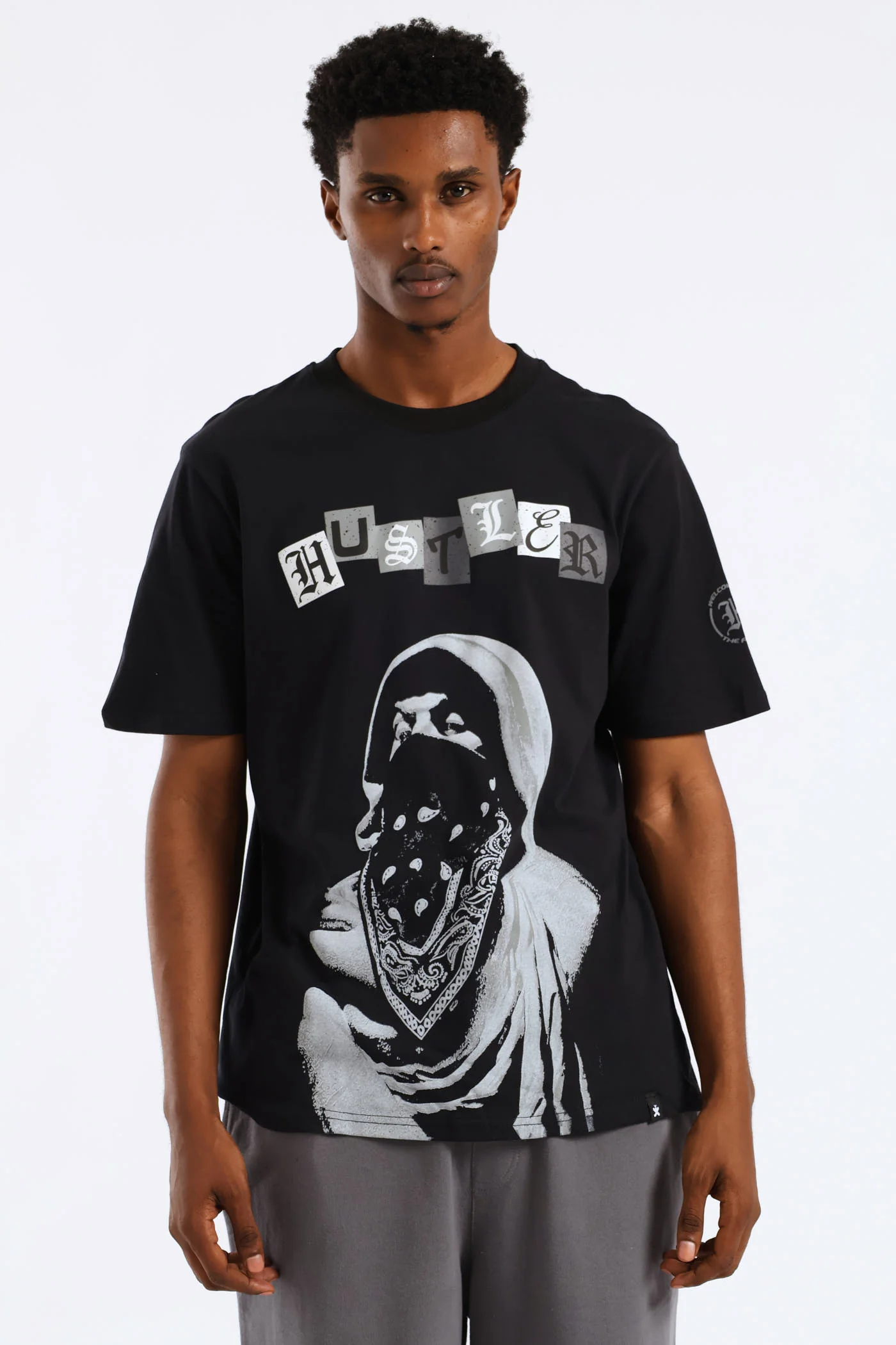 Hustler Tee - Black - Image 4