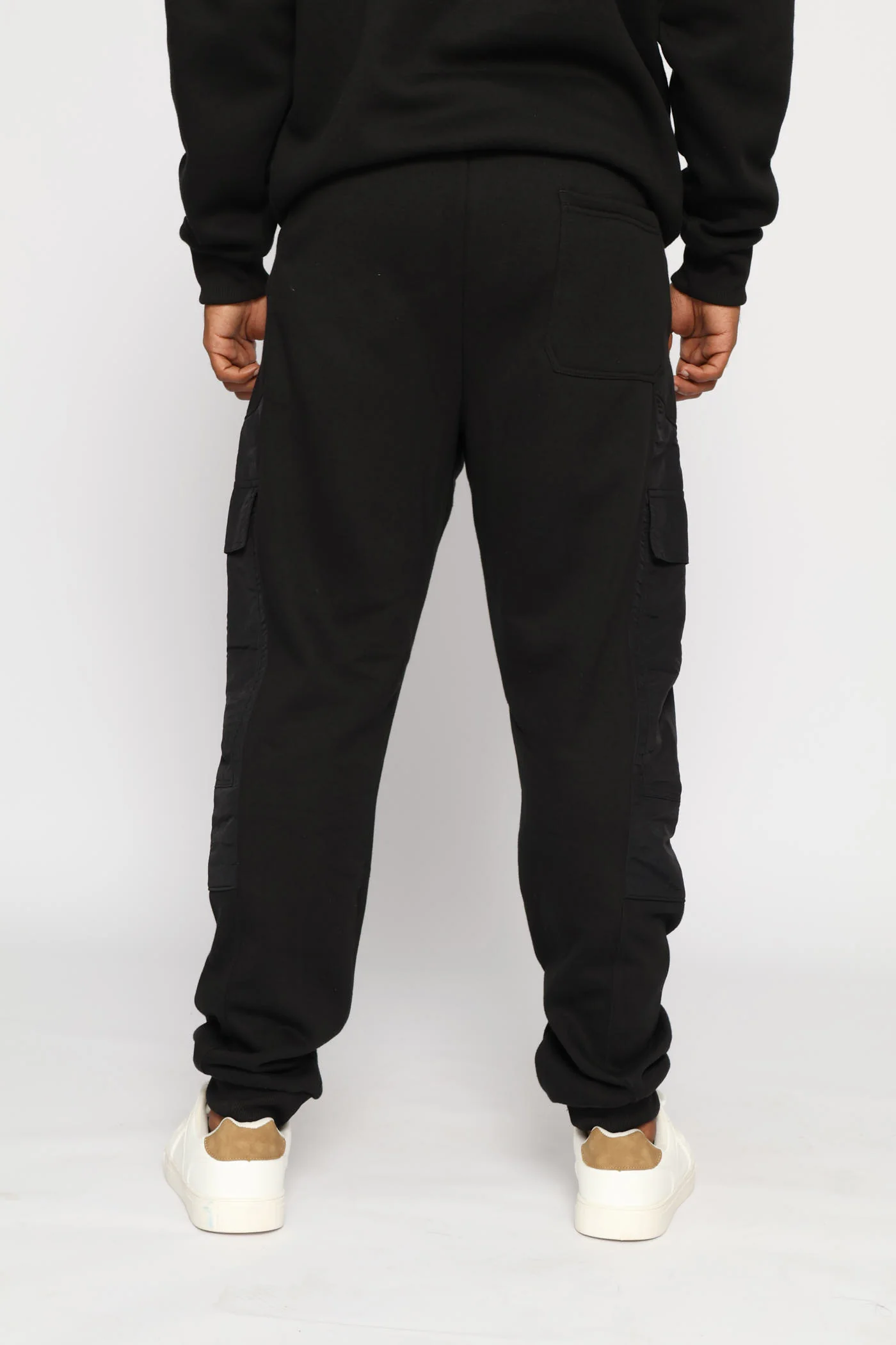 Hybrid Pocket Detail Jogger - Black - Image 4