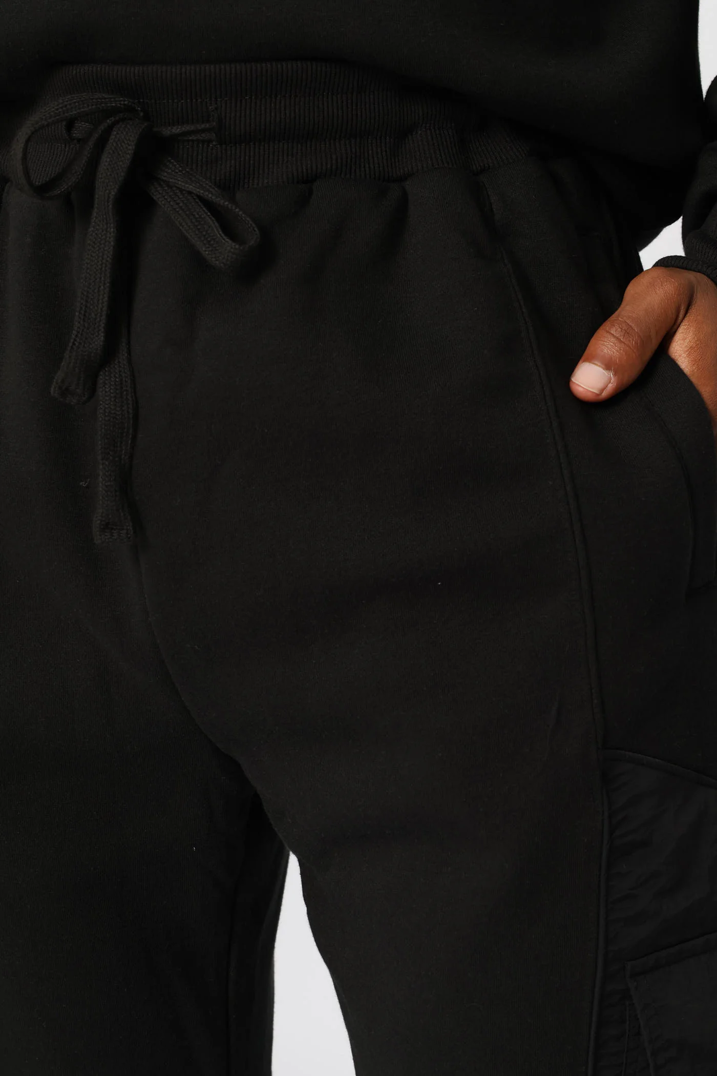 Hybrid Pocket Detail Jogger - Black - Image 6