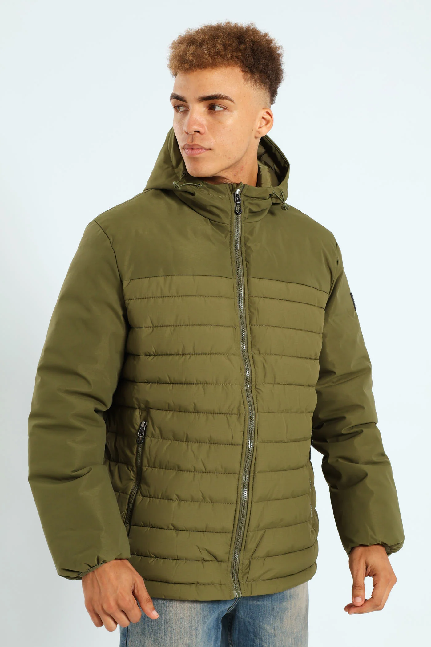 Hybrid Puffer Jacket - Fatigue - Image 3