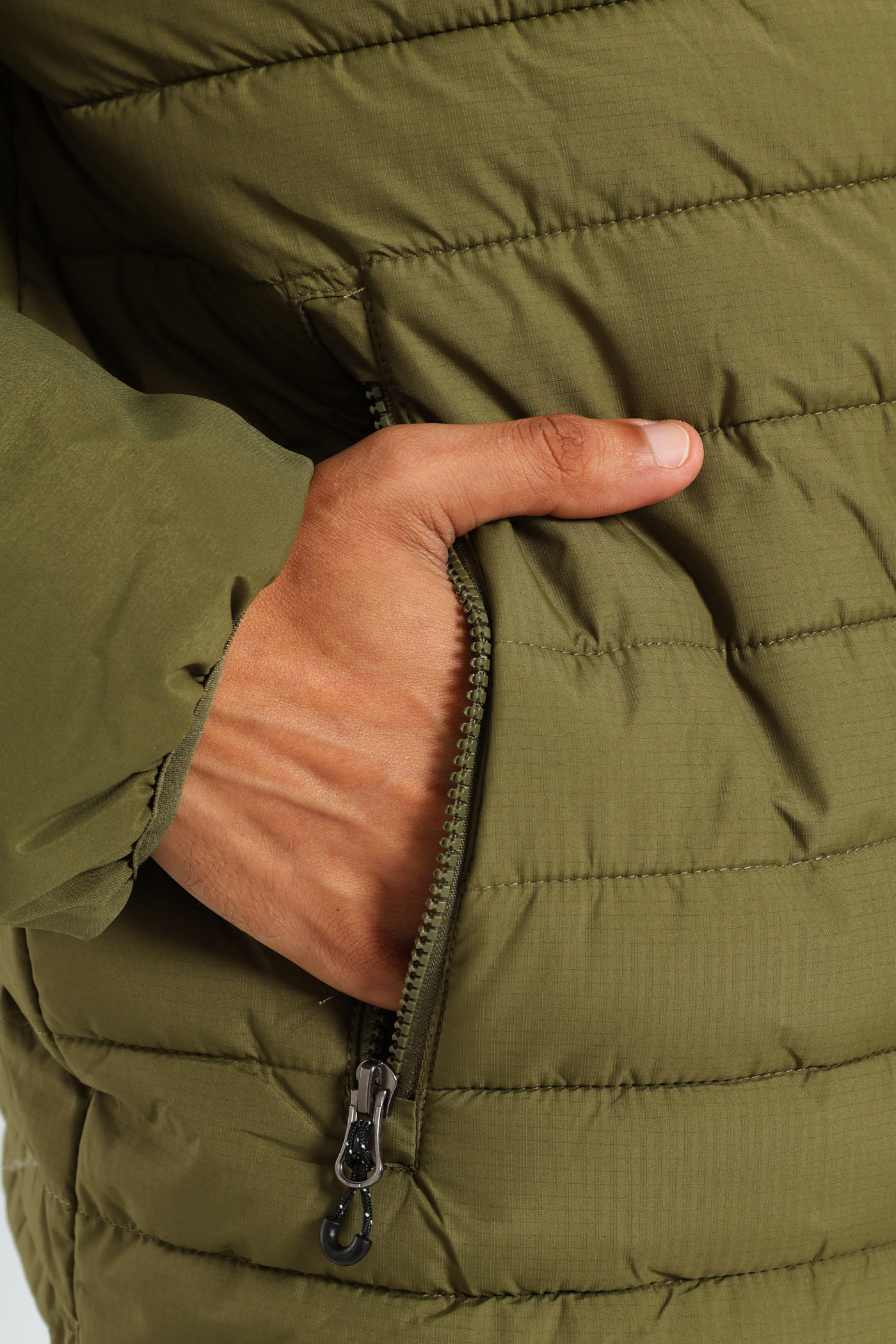 Hybrid Puffer Jacket - Fatigue - Image 7