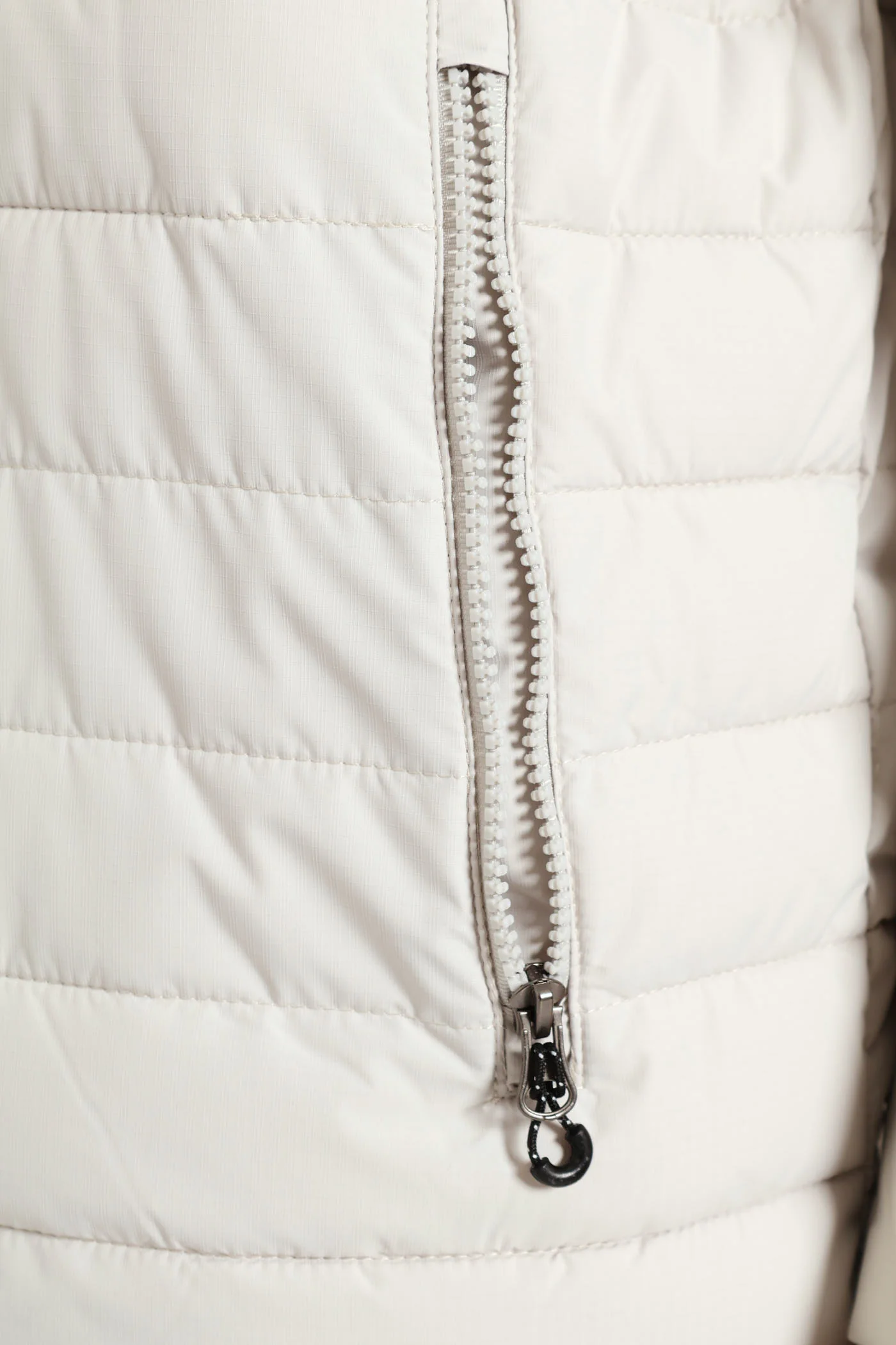 Hybrid Puffer Jacket - Light Grey - Image 6