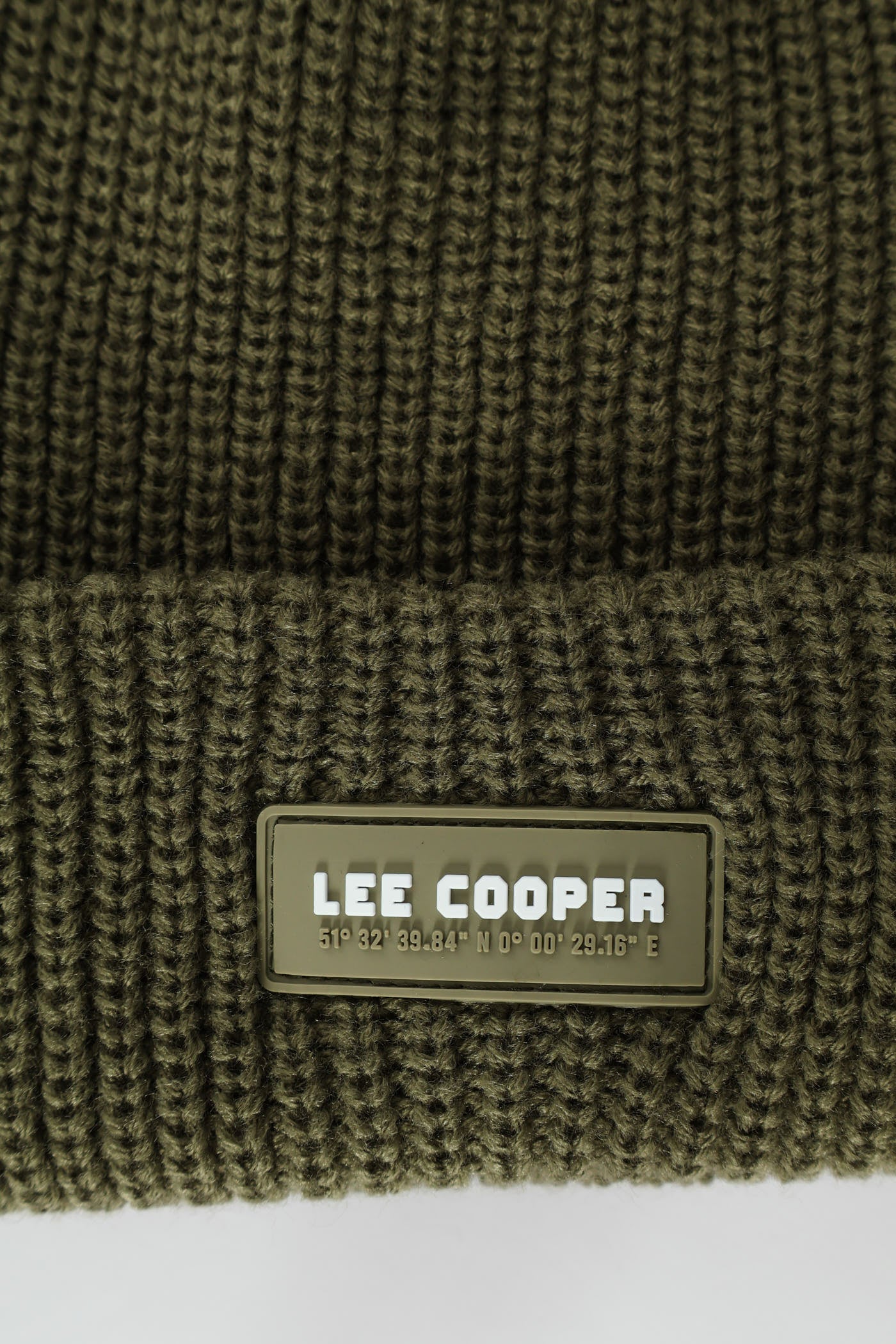 Iago Ribbed Beanie - Fatigue - Image 2