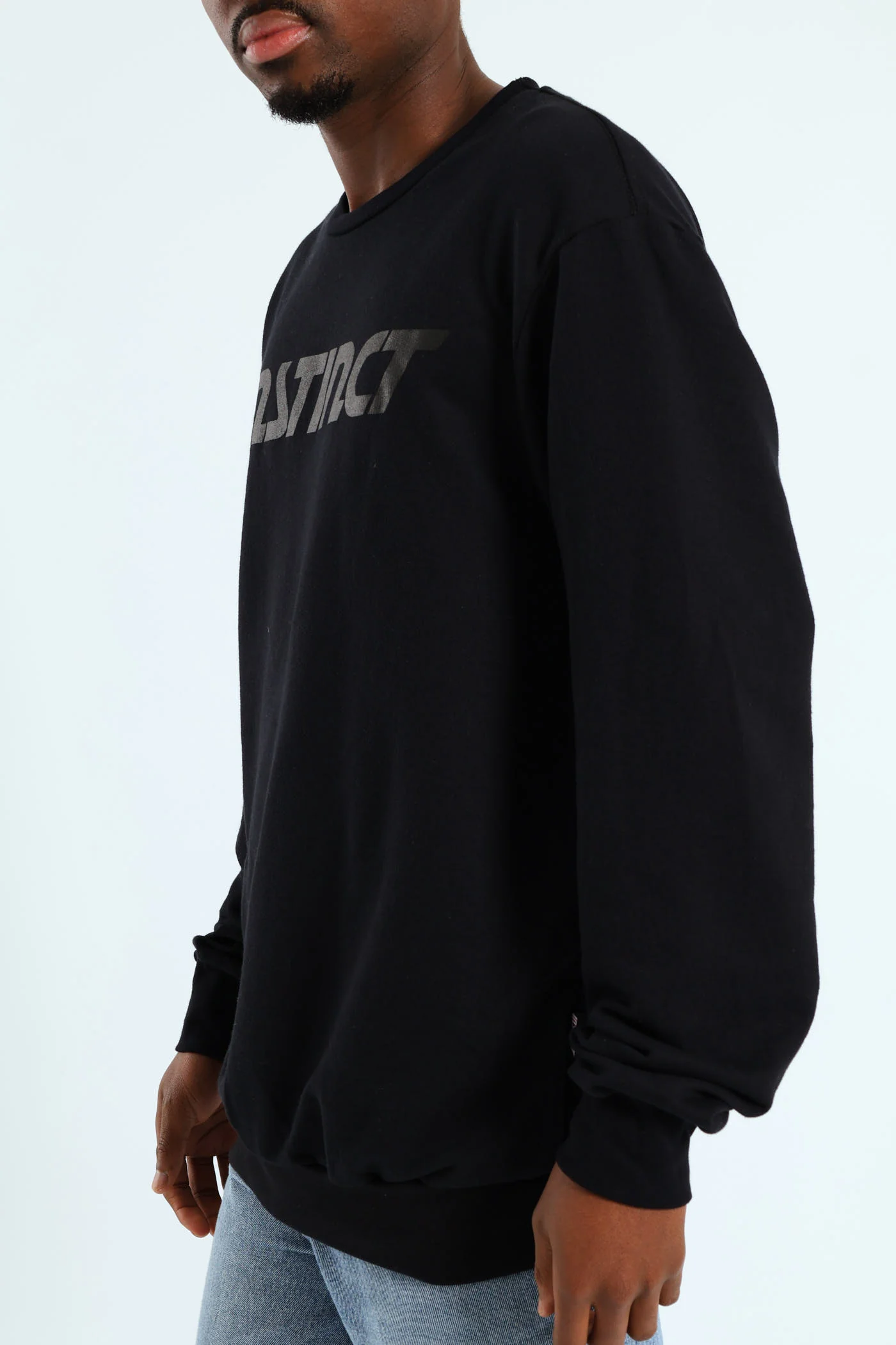 Icon Logo Crew Top - Black - Image 2