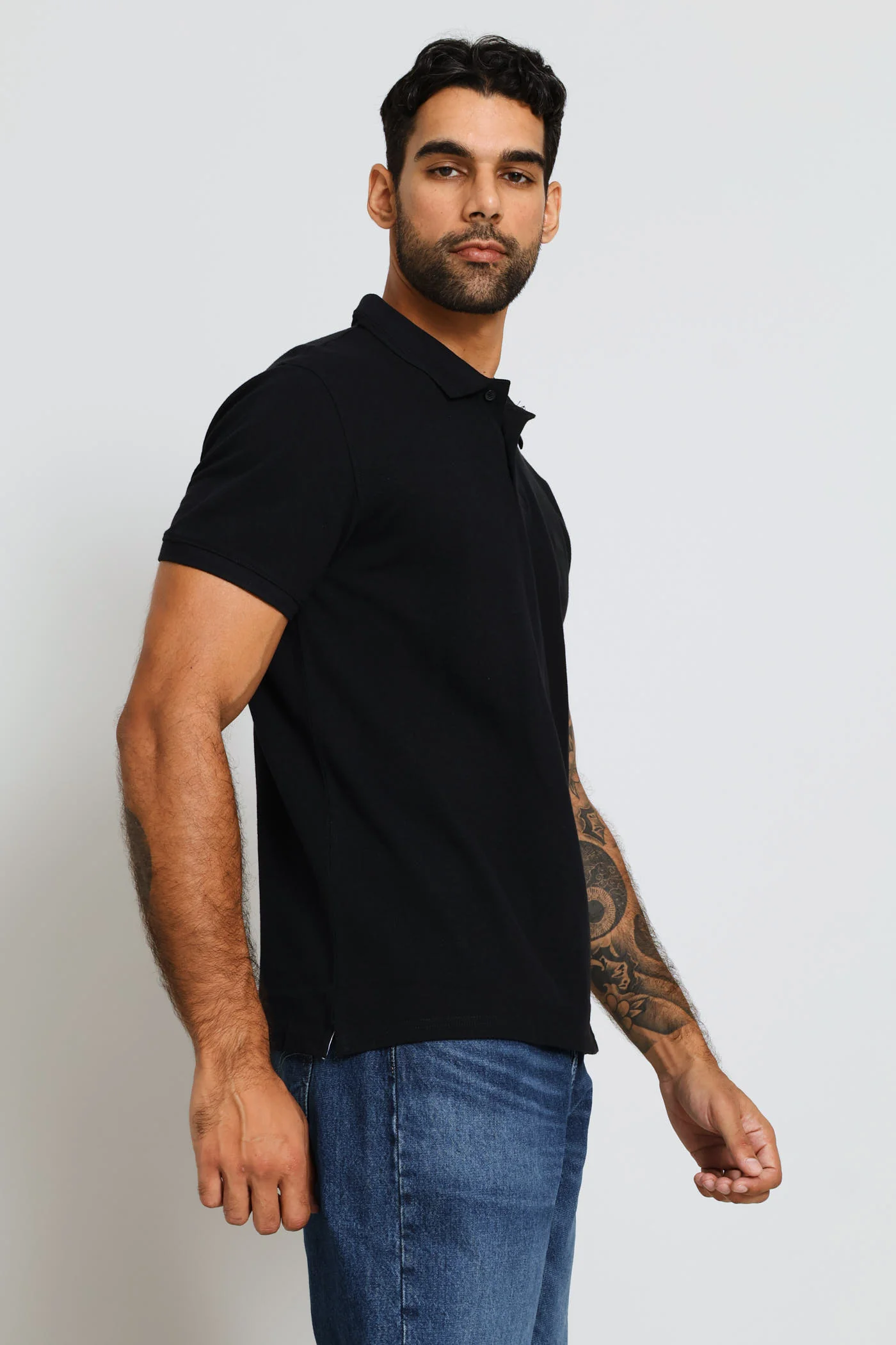 Icon Za Polo Golfer - Black - Image 3