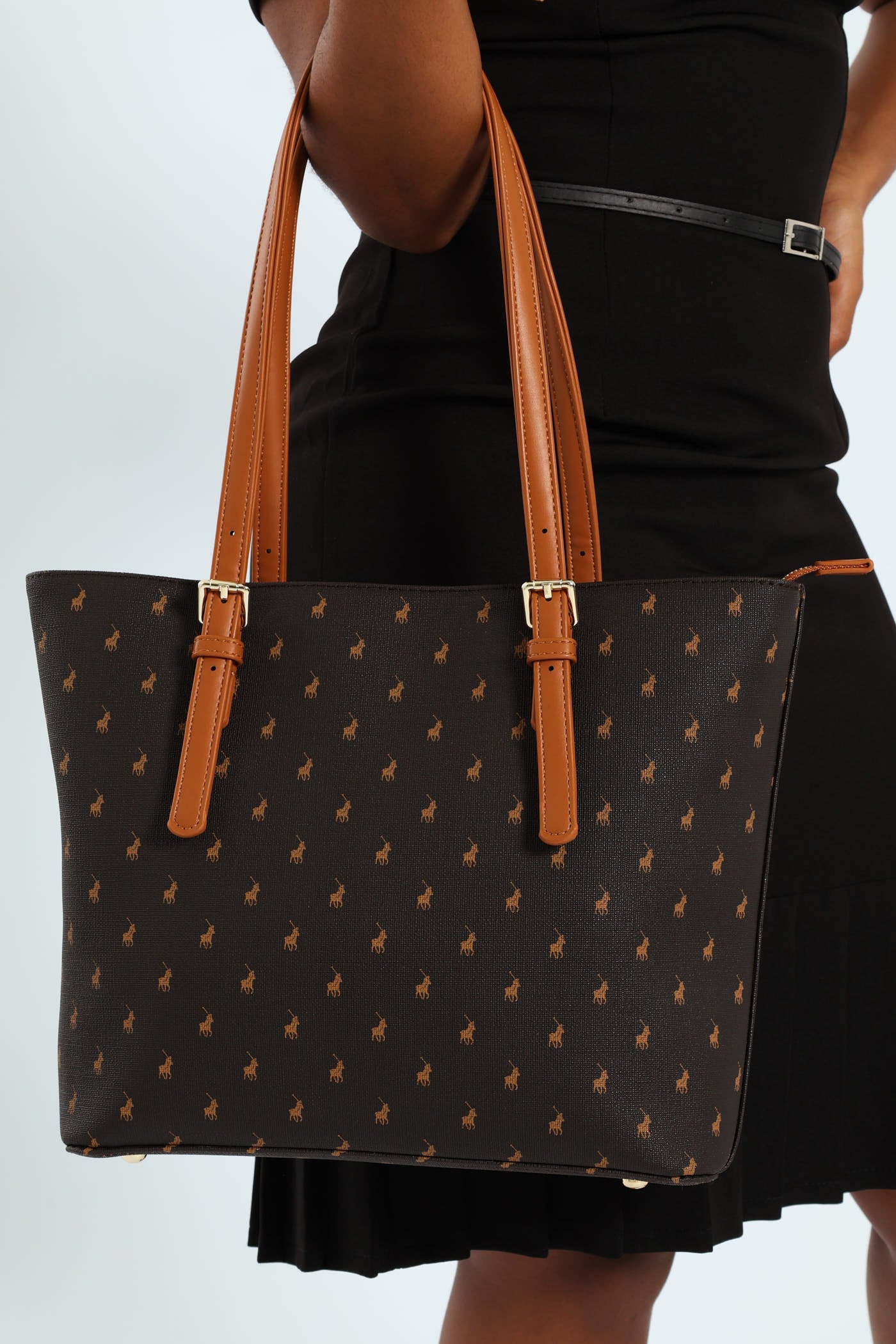 Iconic Medium Tote - Brown - Image 3