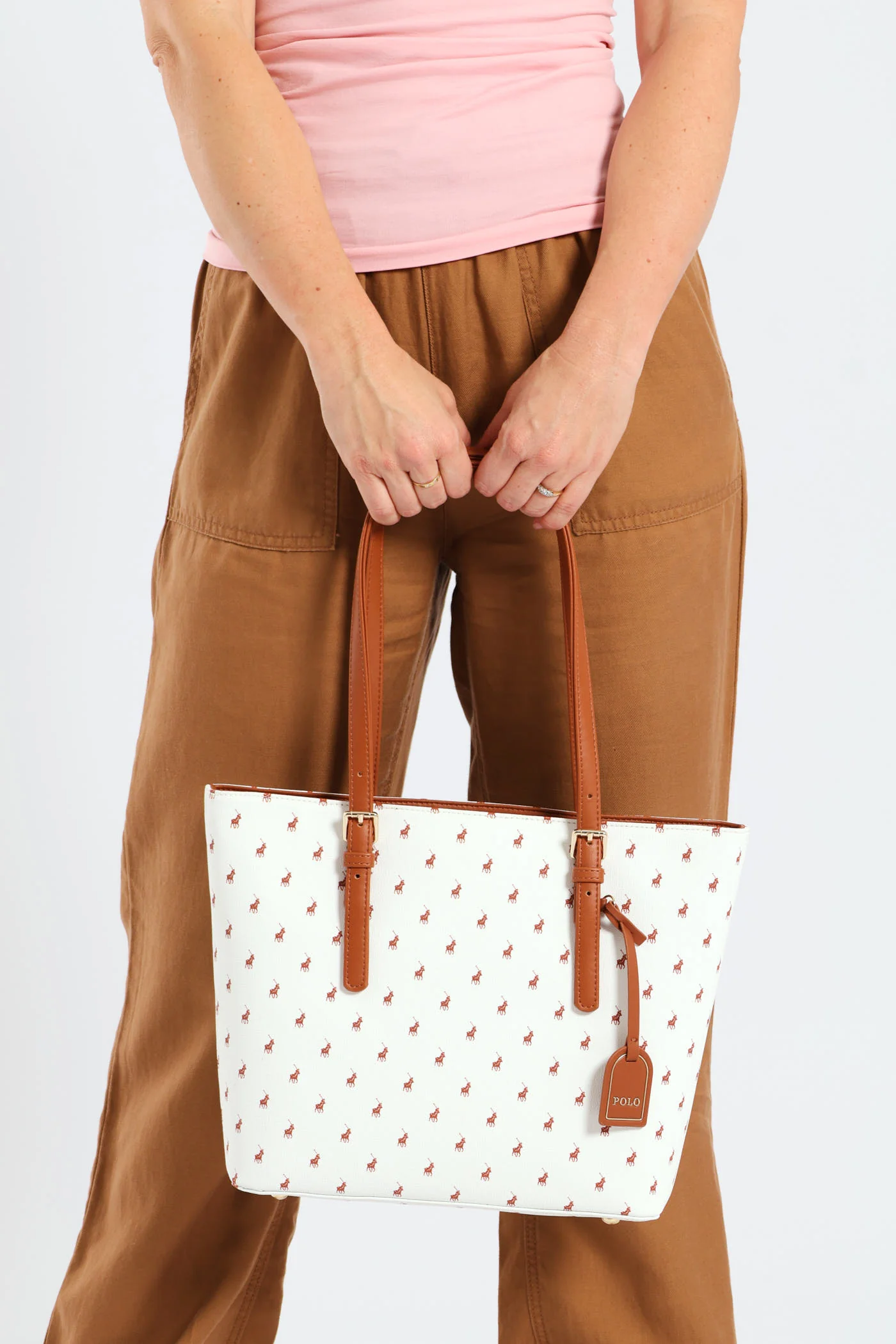 Iconic Medium Tote - White - Image 7