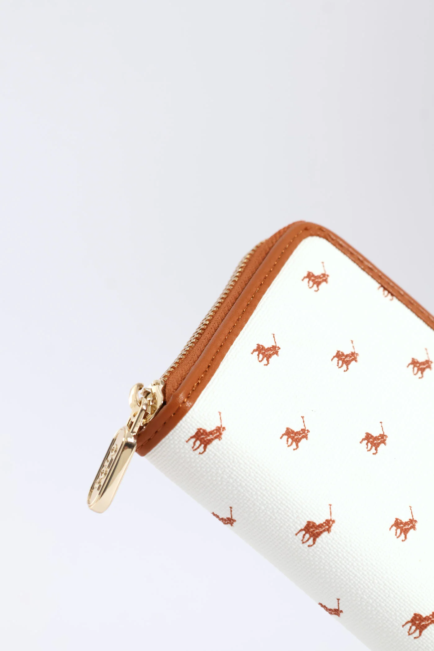 Iconic Medium Zip Around Purse - White - Image 5