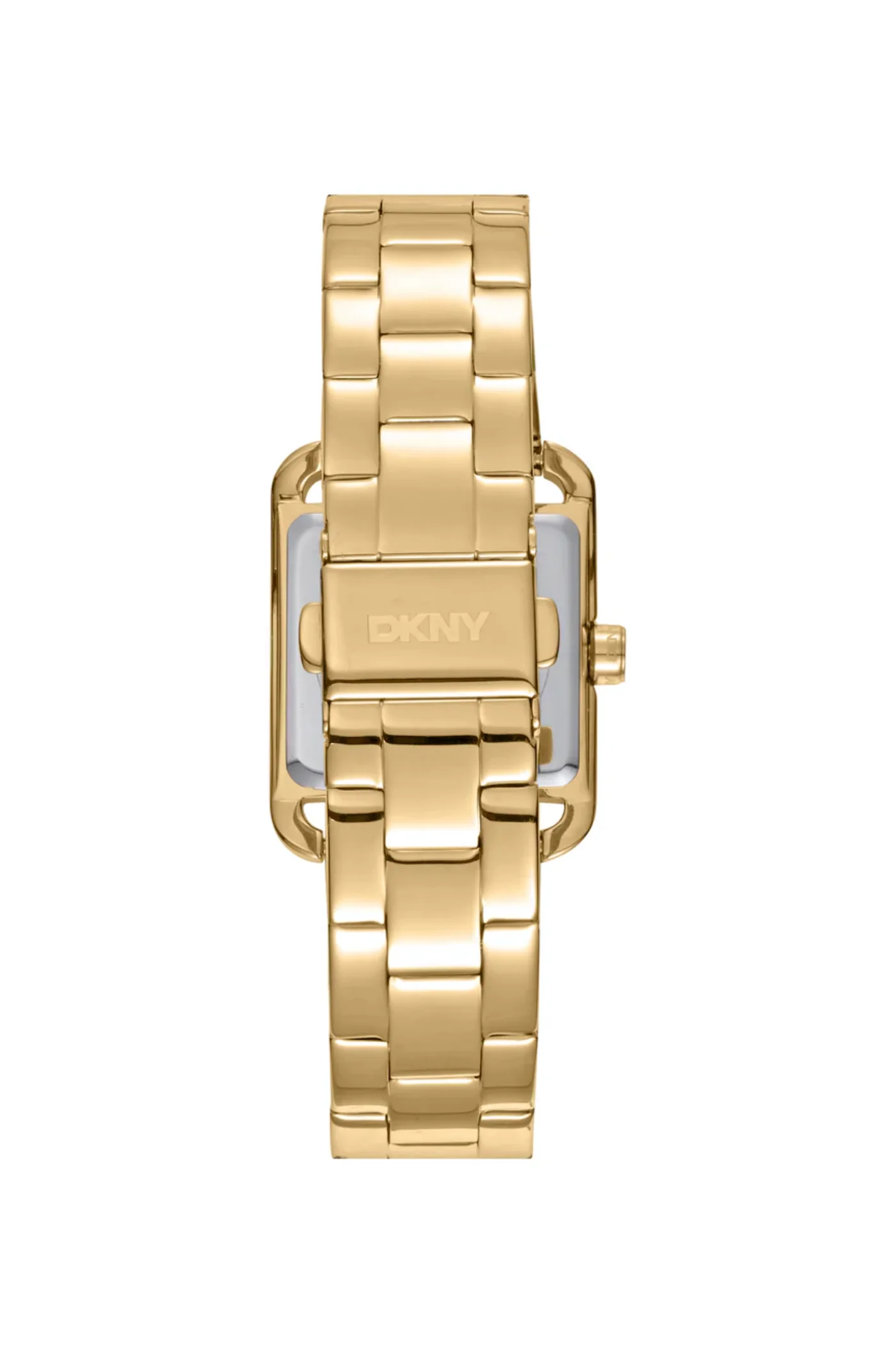 Iconic Square Gold Case & Silver Dial With Gold Bracelet Watch - Image 3