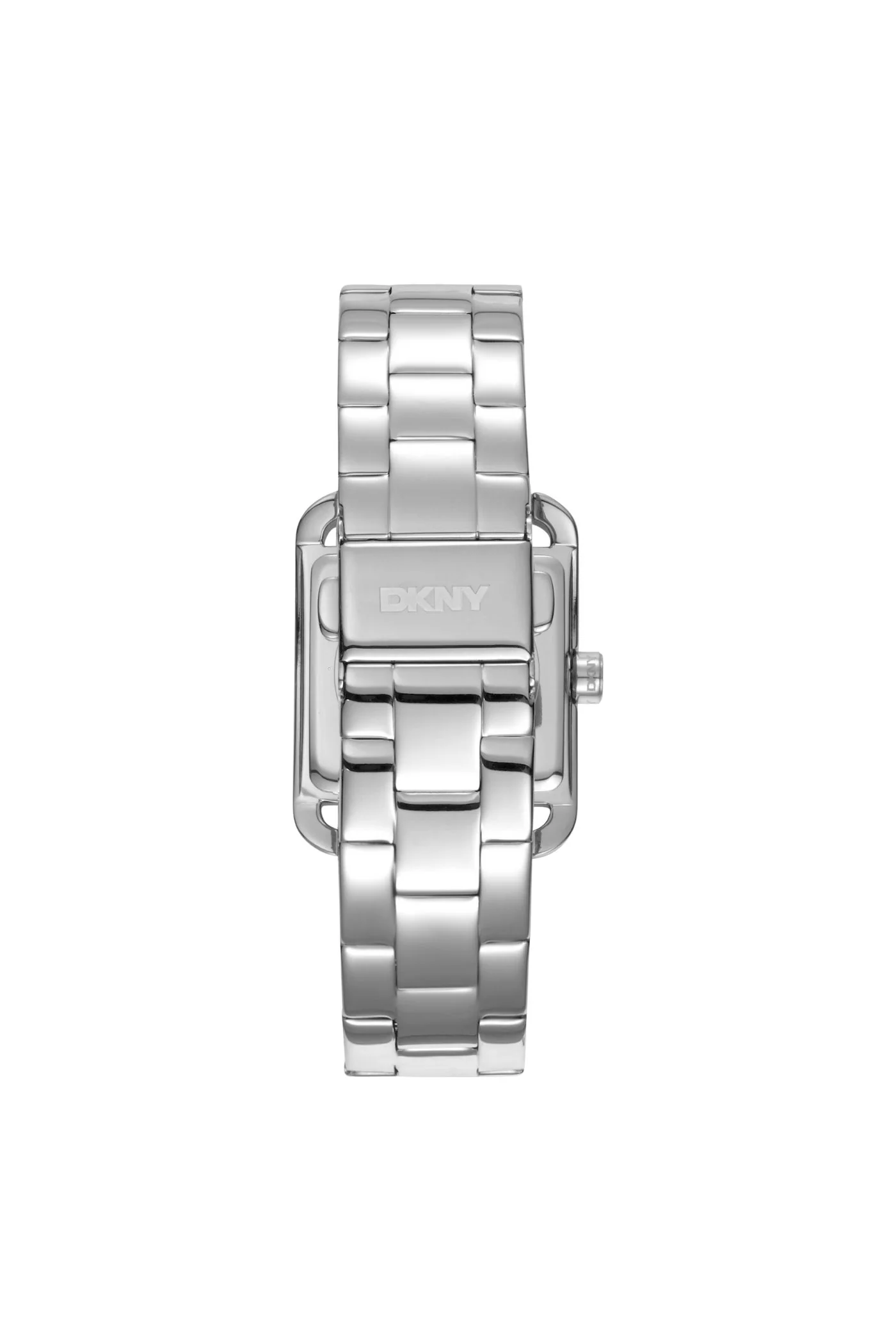 Iconic Square Stainless Steel Stones Case & Dial With Stainless Steel Bracelet - Silver - Image 2