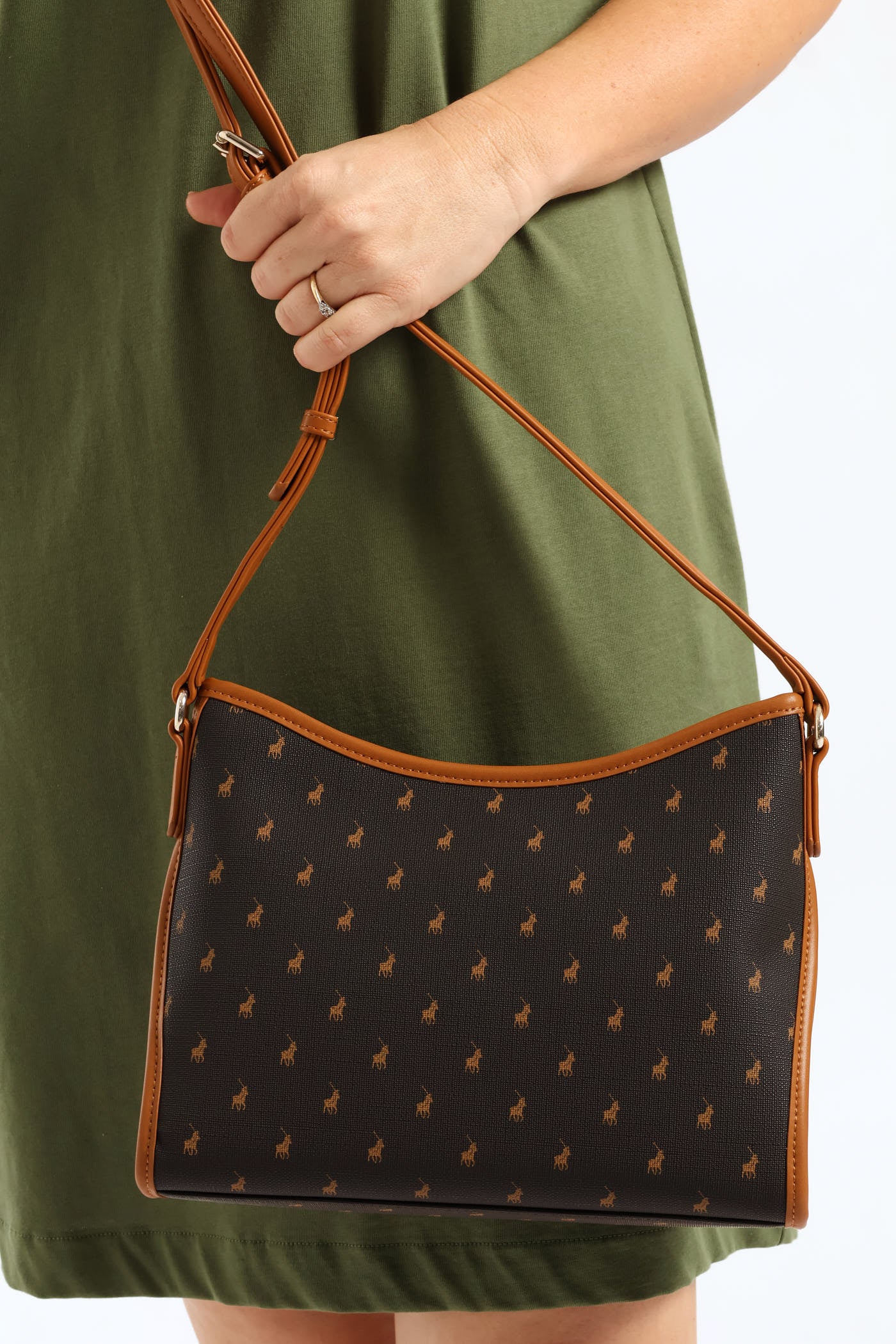 Iconic Tulip Sling Bag - Brown - Image 4