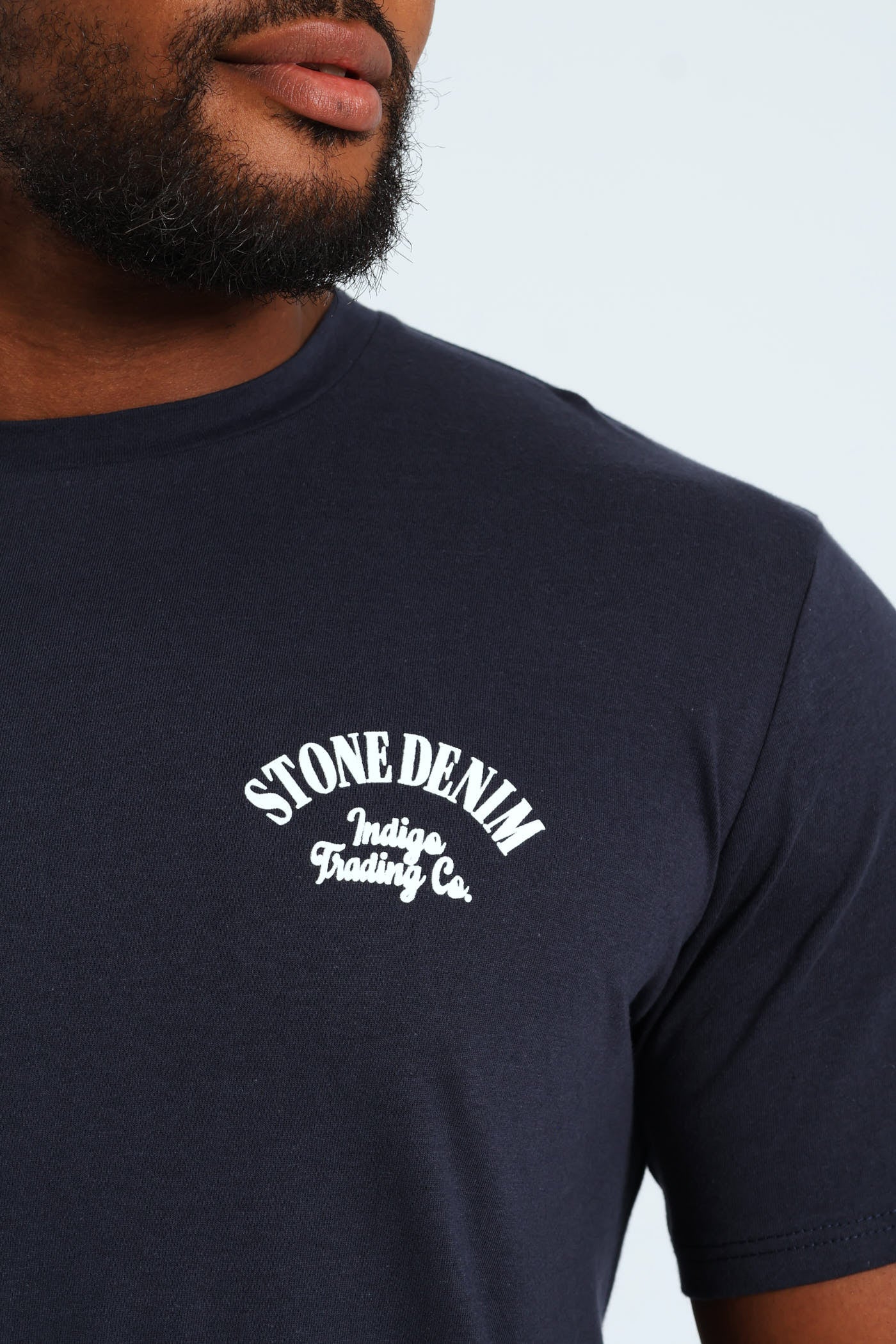 Indigo Trading Co. Front & Back Tee - Navy - Image 3