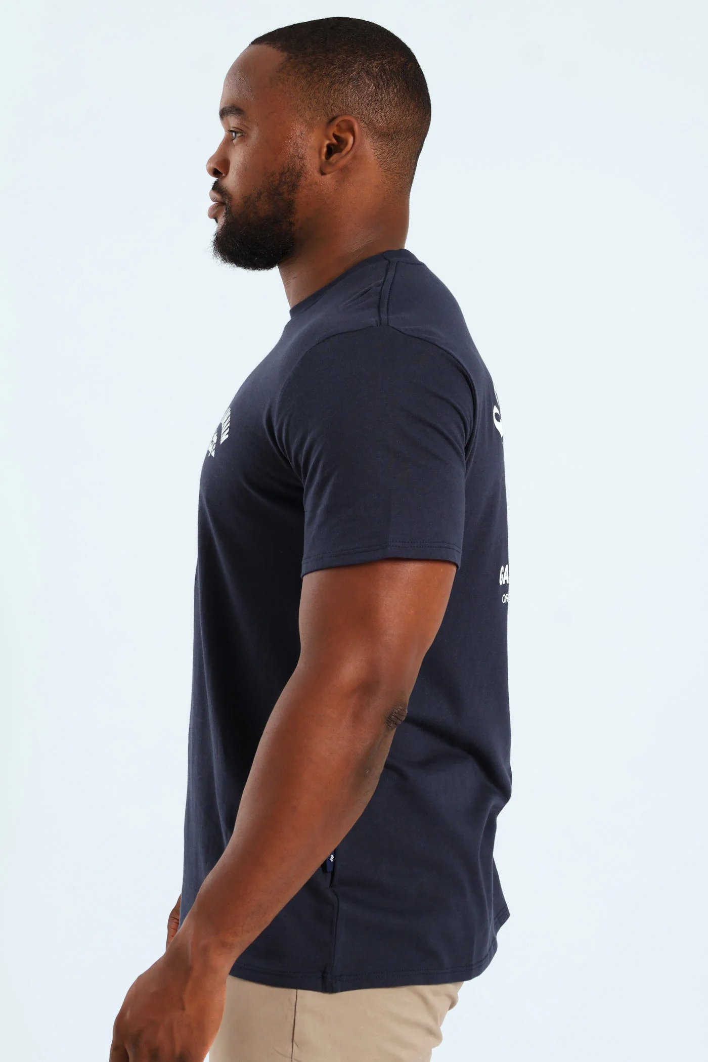 Indigo Trading Co. Front & Back Tee - Navy - Image 4