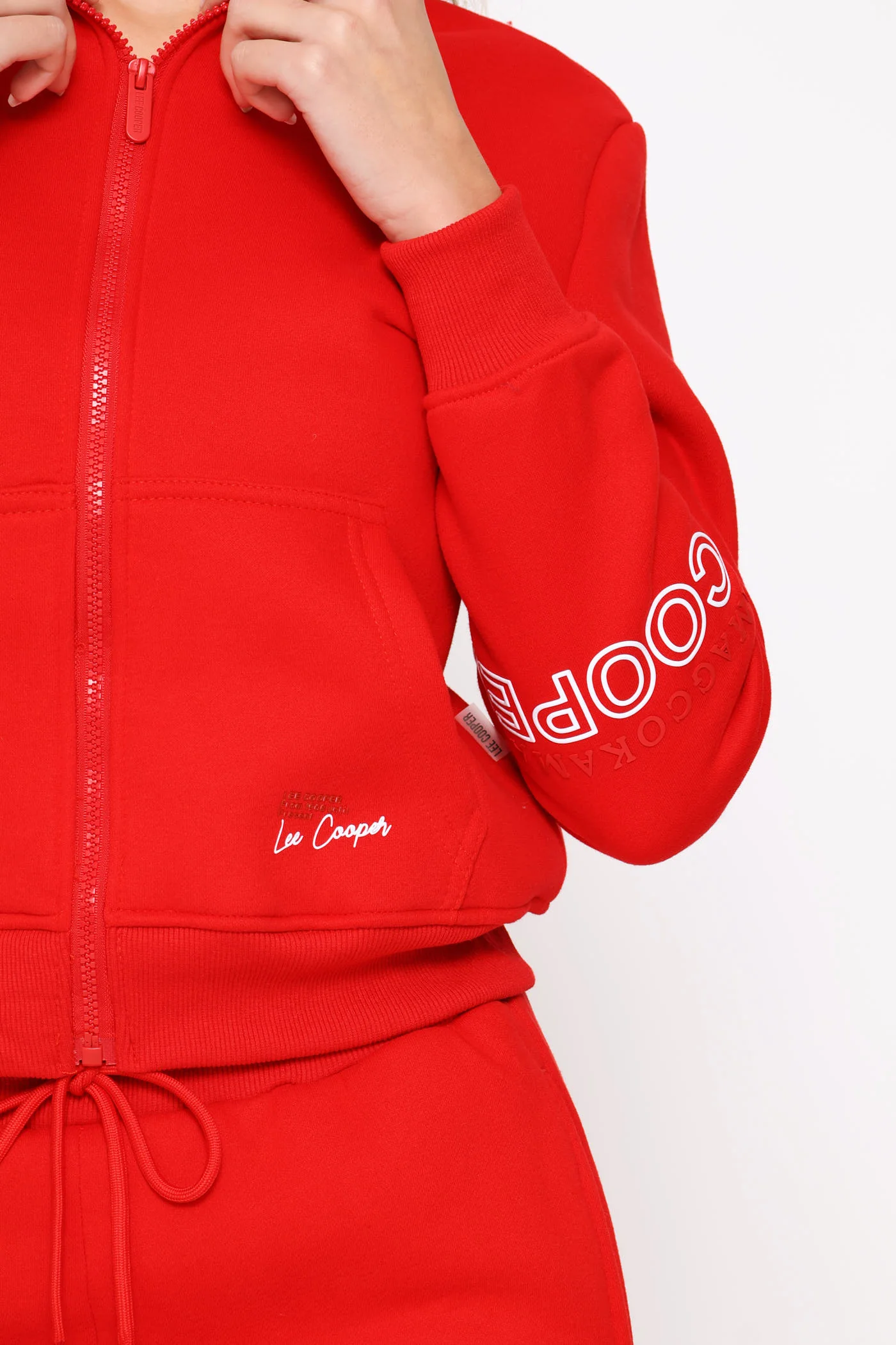 Indlovukazi Zip Through Top - Red - Image 2