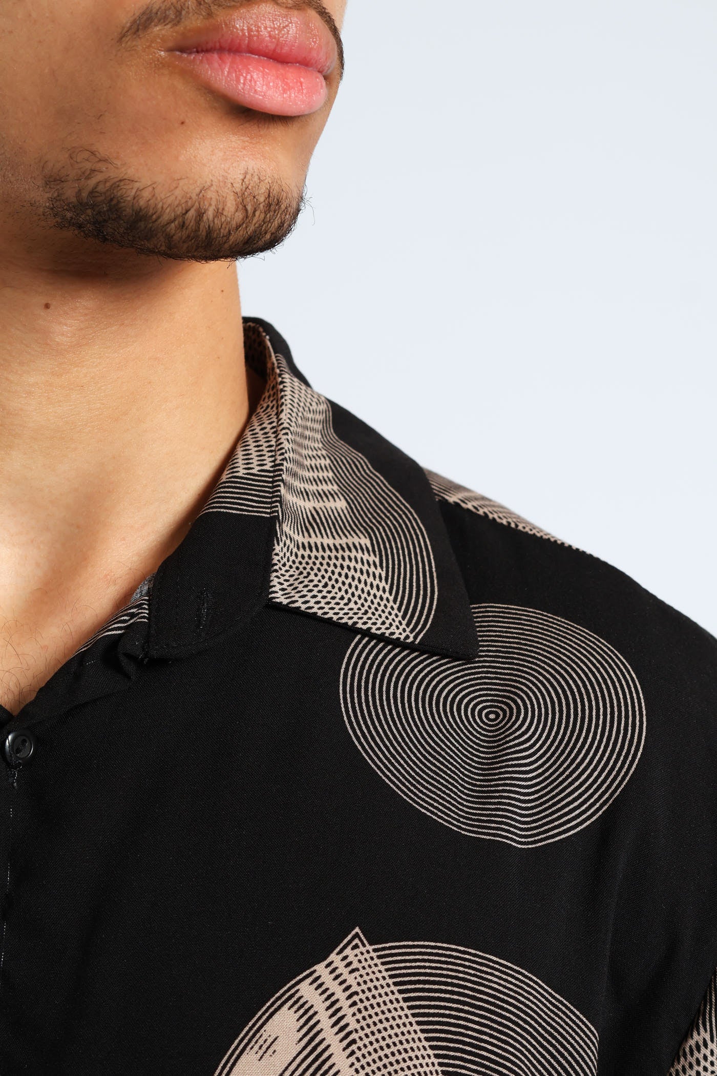 Inner Circle Viscose Shirt - Black - Image 4