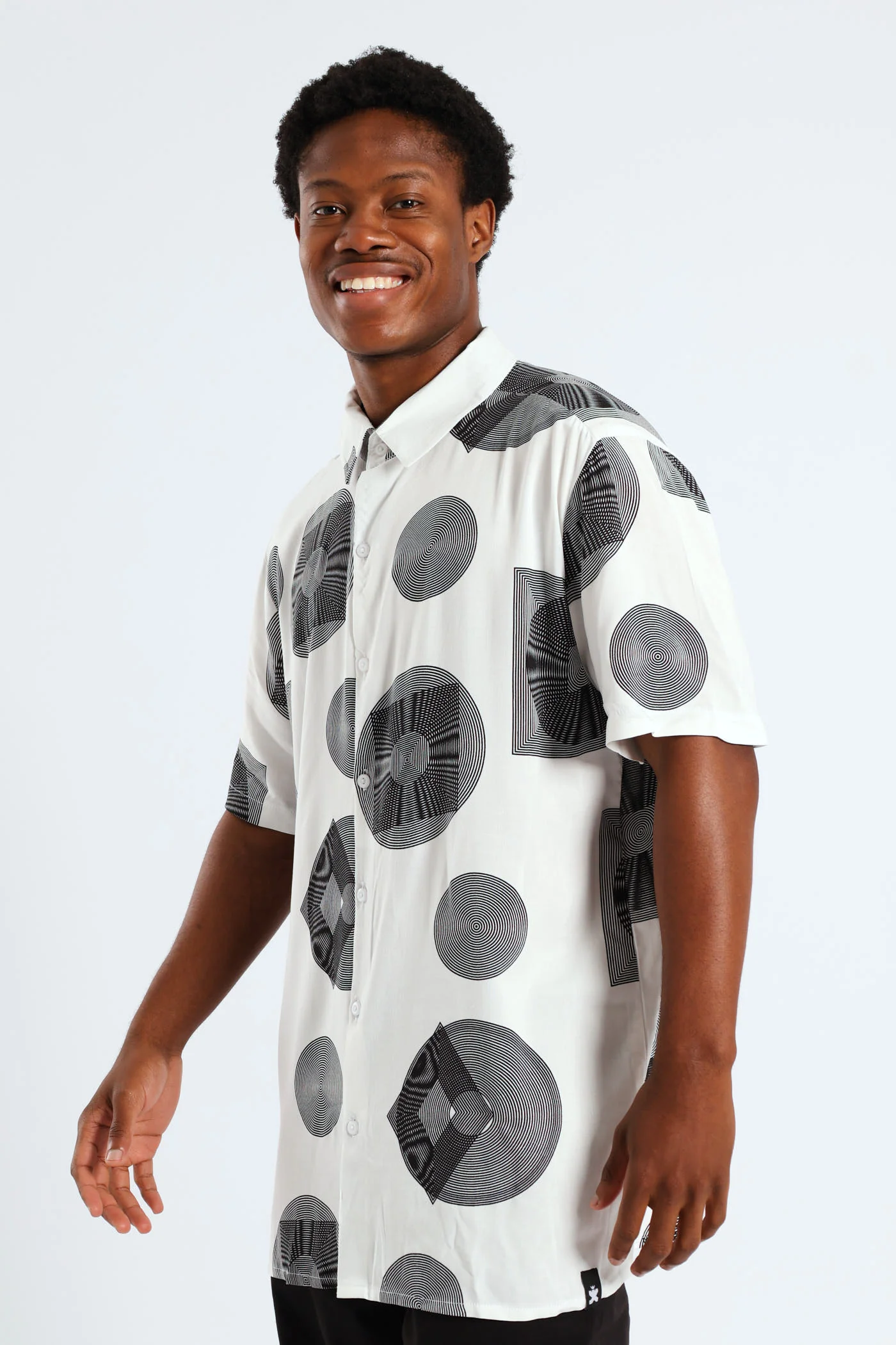 Inner Circle Viscose Shirt - White - Image 2