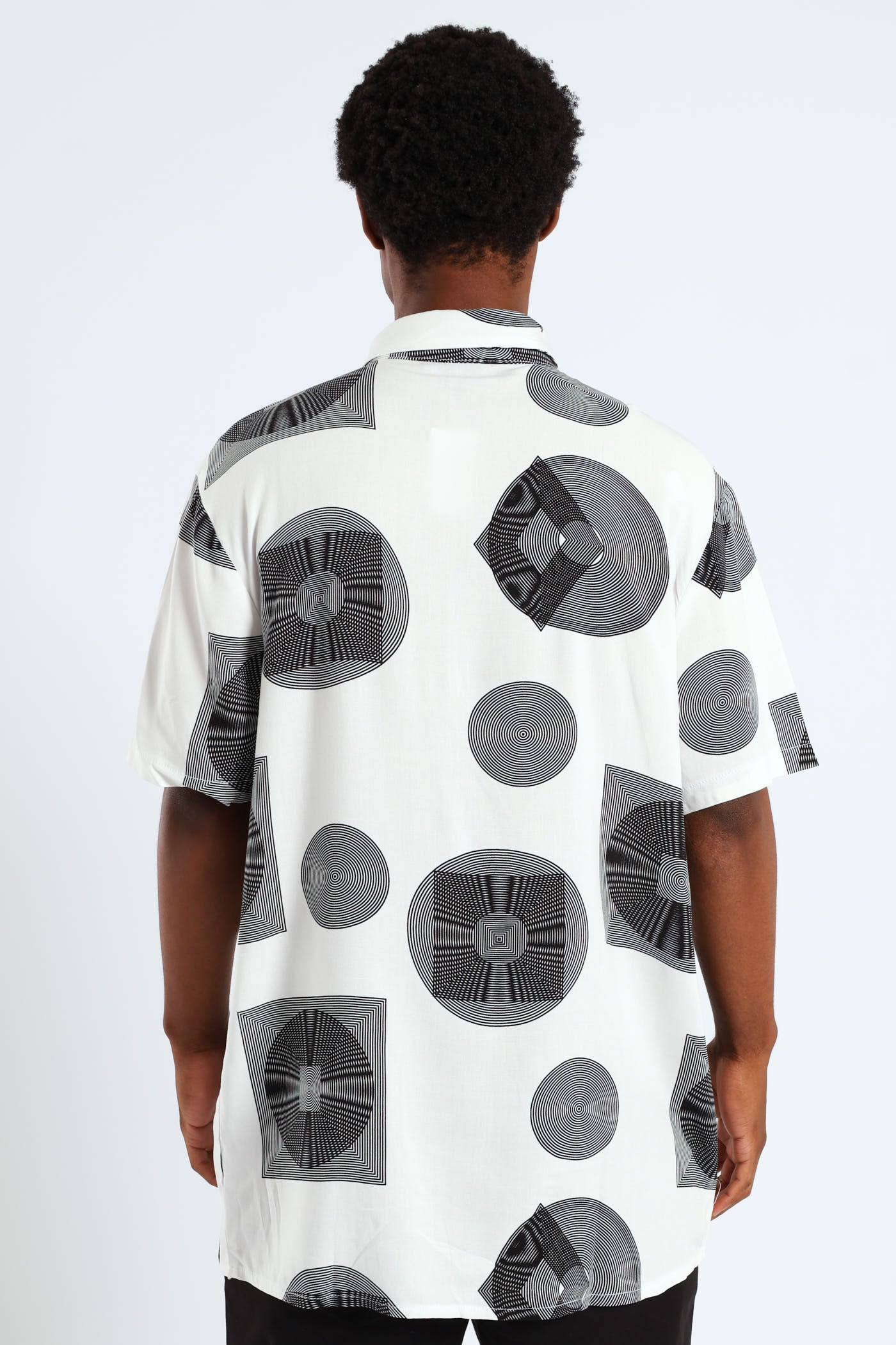 Inner Circle Viscose Shirt - White - Image 3