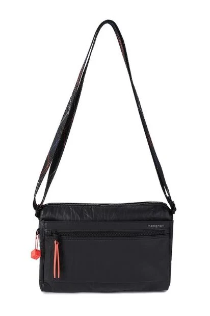 Inner City Medium Shoulder Bag - Coral & Black - Image 2