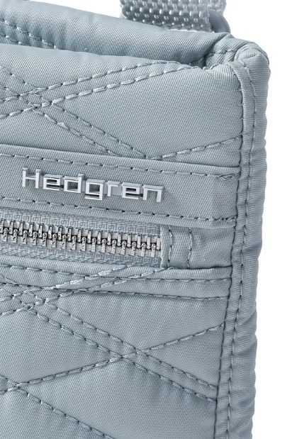 Inner City Quilted Shoulder Bag - Pearl Blue - Image 6