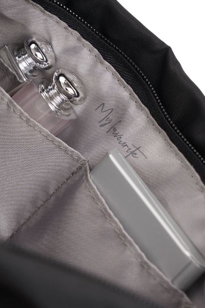 Inner City Shoulder Bag With RFID & Safety Hook - Black - Image 8