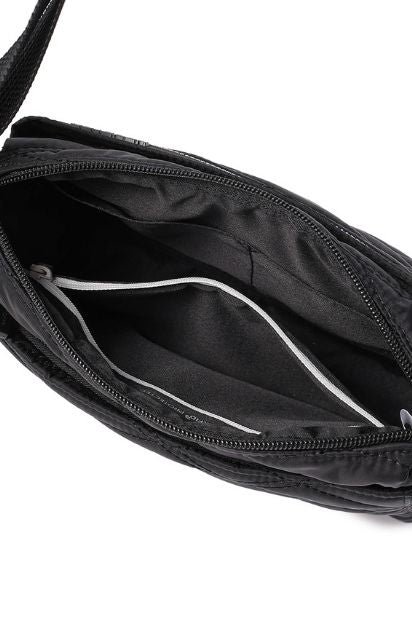 Inner City Small Quilt Shoulder Bag - Black - Image 4
