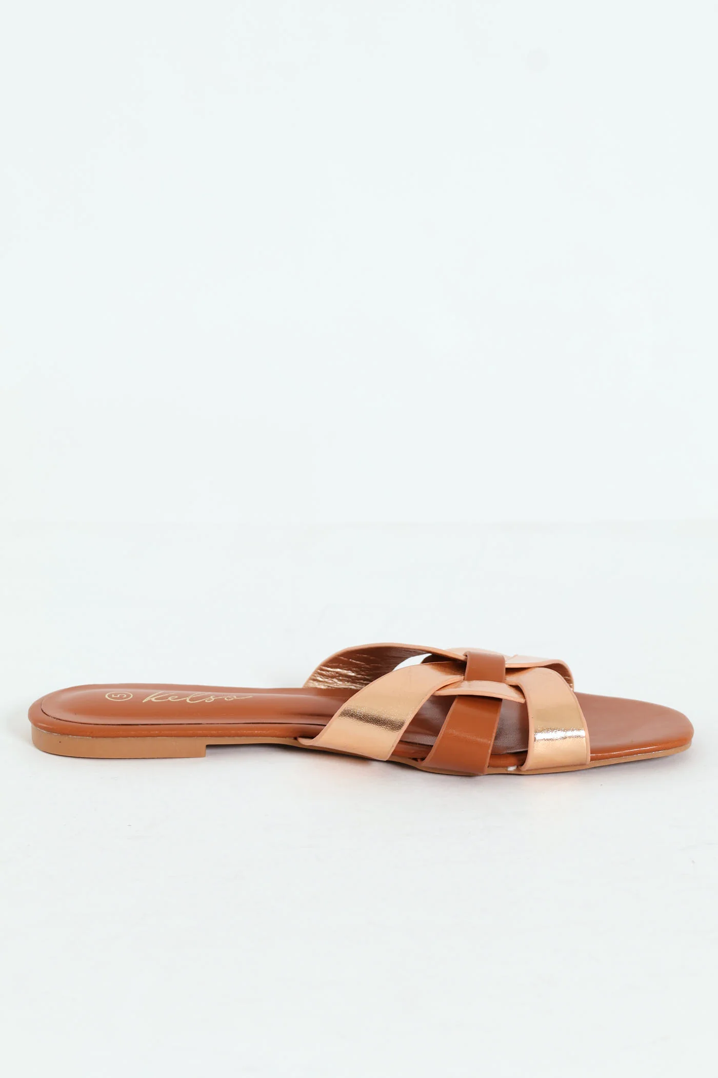 Interlink Basic Mule Sandal - Rose Gold - Image 3