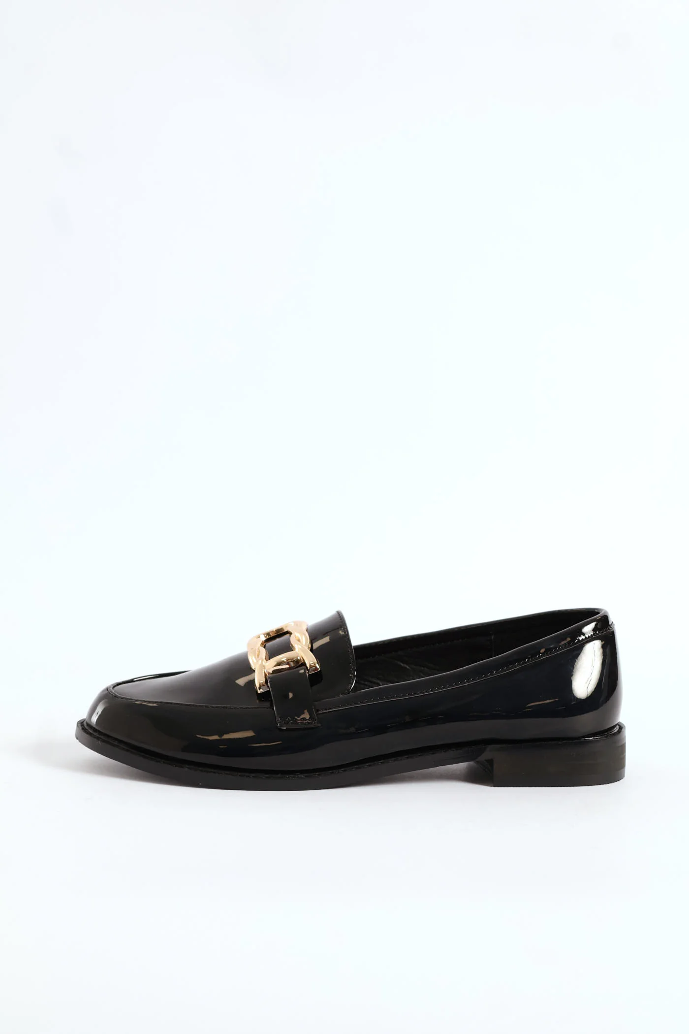 Interlink Metal Trim Loafer - Black - Image 4