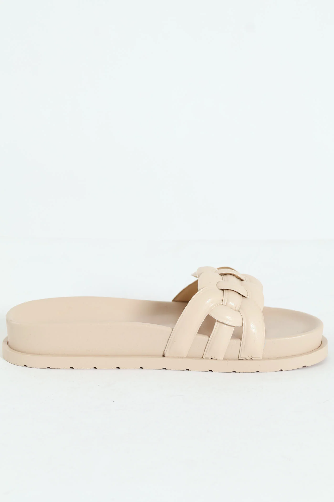 Interlinked Single Band Mule Sandal - Bone - Image 3
