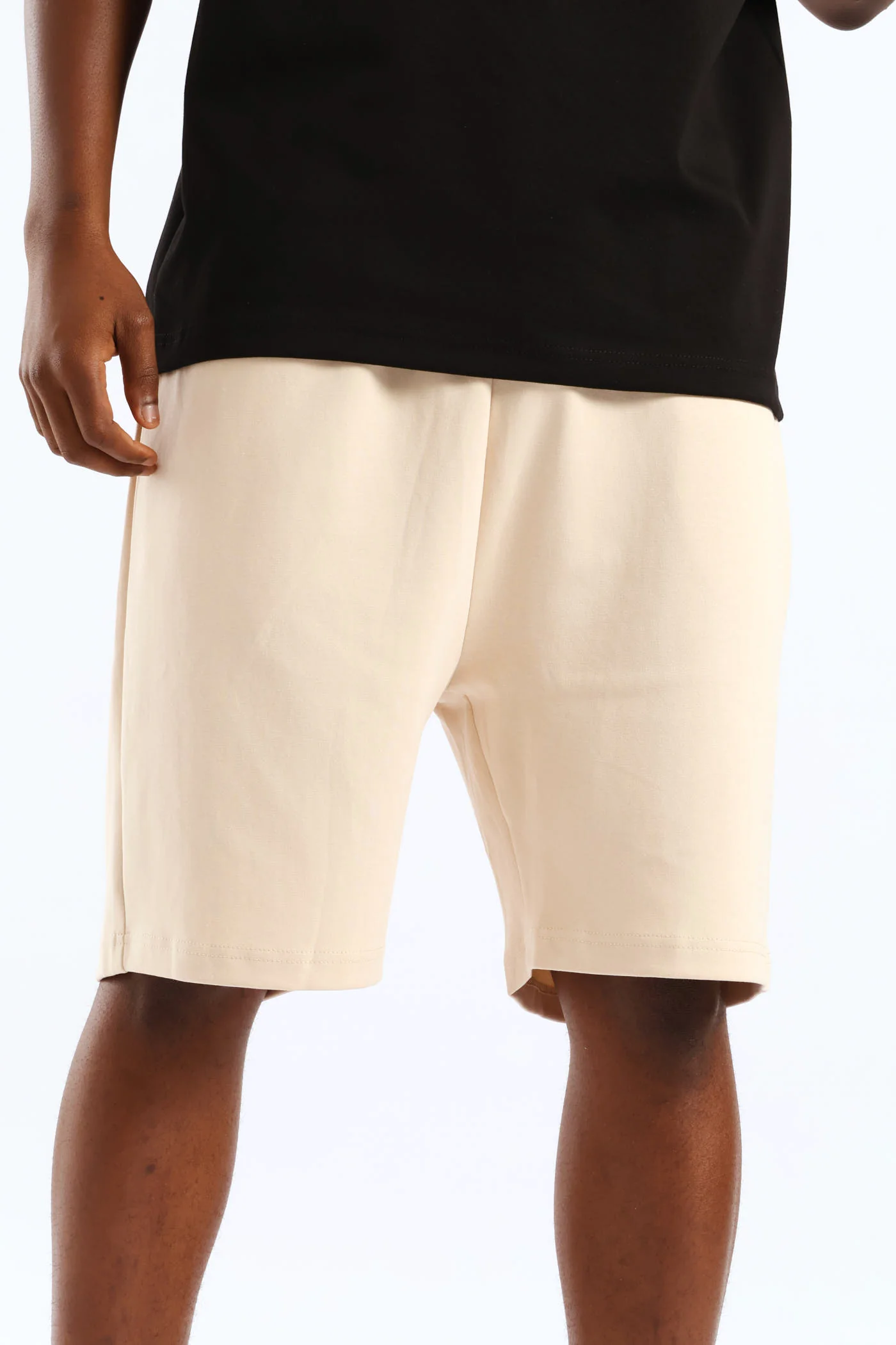 Interlock Pull On Shorts - Stone - Image 4
