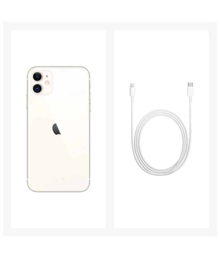 IPHONE 11 128GB Cellphone - White - Image 3