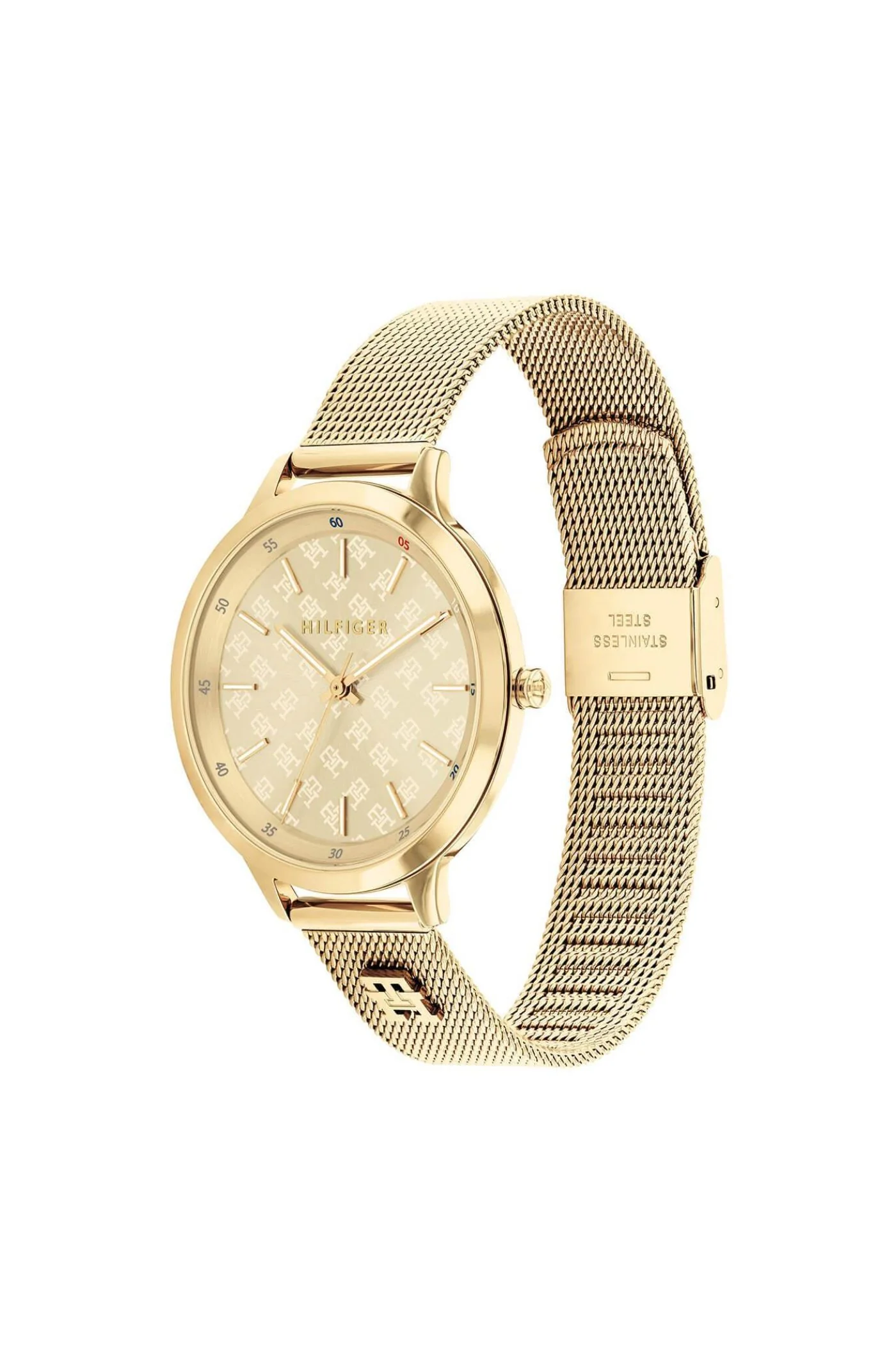 Iris Womens Stainless Steel Quartz Watch - Gold - Image 3