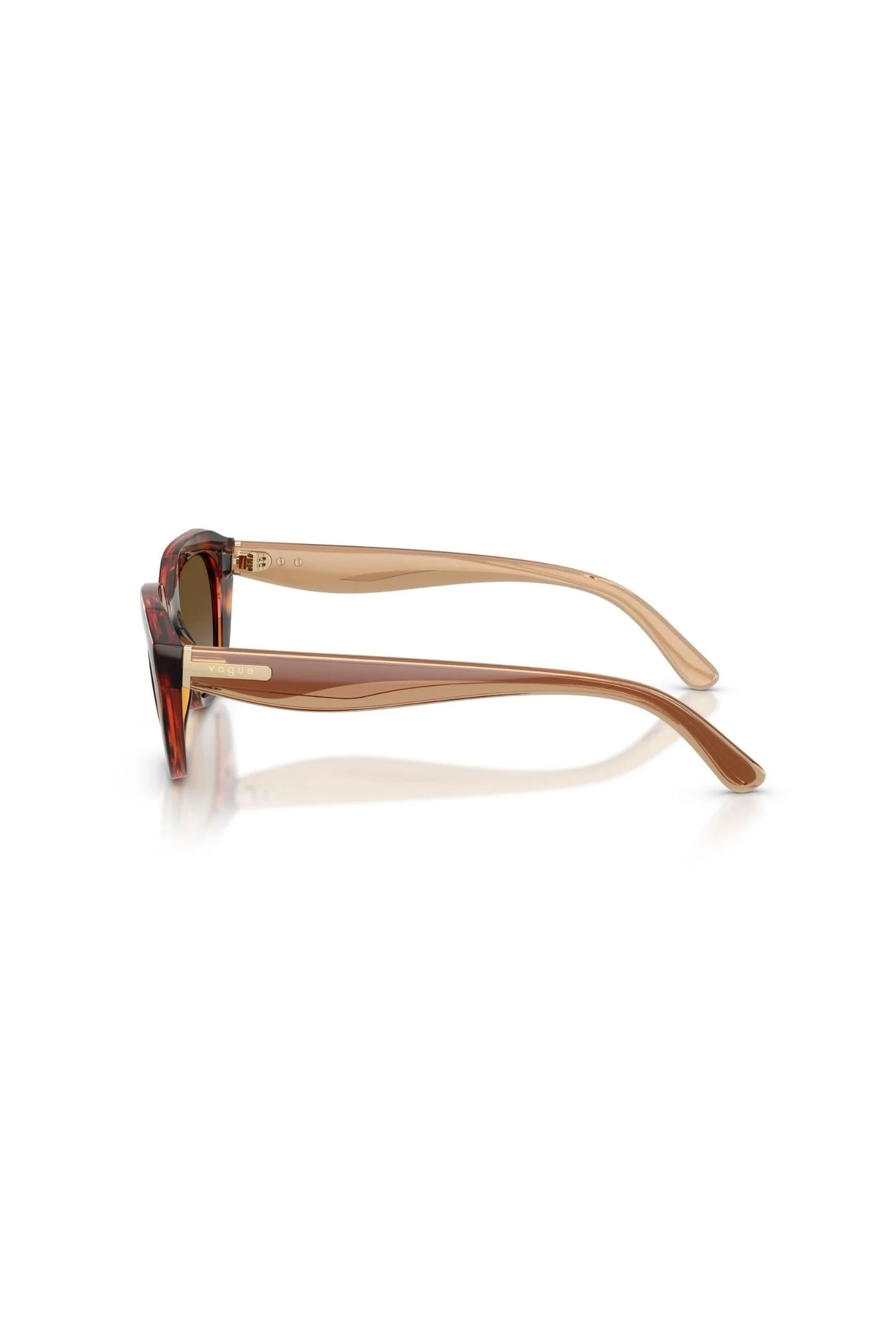 Irregular Frame/ Brown Lens - Brown - Image 3