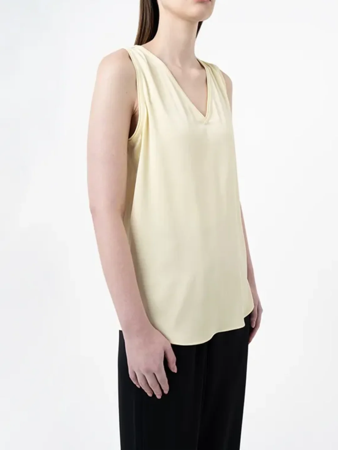 Isla V-Neck Blouse - Yellow - Image 4