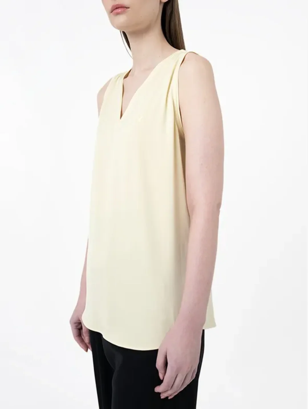 Isla V-Neck Blouse - Yellow - Image 5
