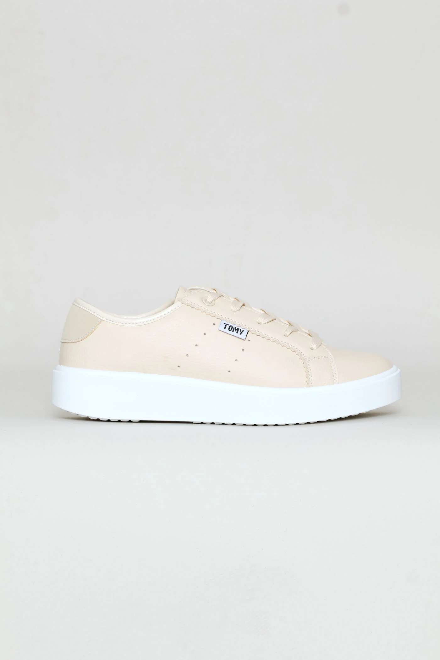 Ivy Lace Up Platform Sneaker - Beige - Image 2