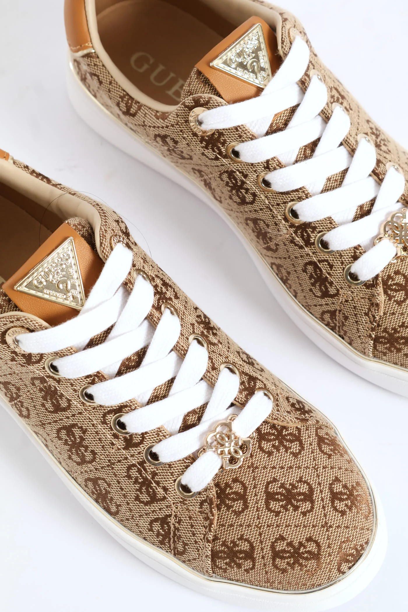 Jacquard Print Sneaker - Beige - Image 2